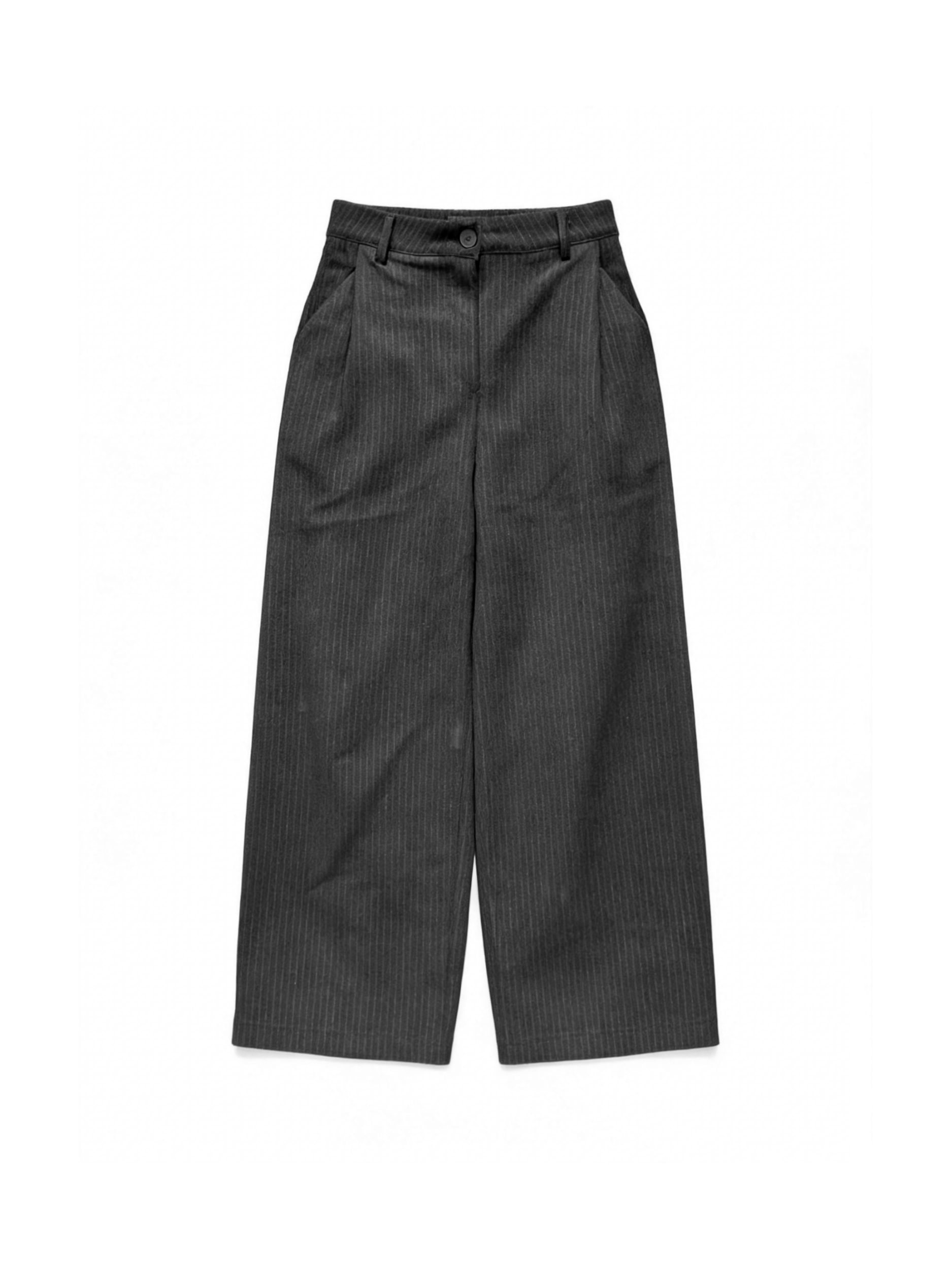 STRIPED PLEATED PANTS