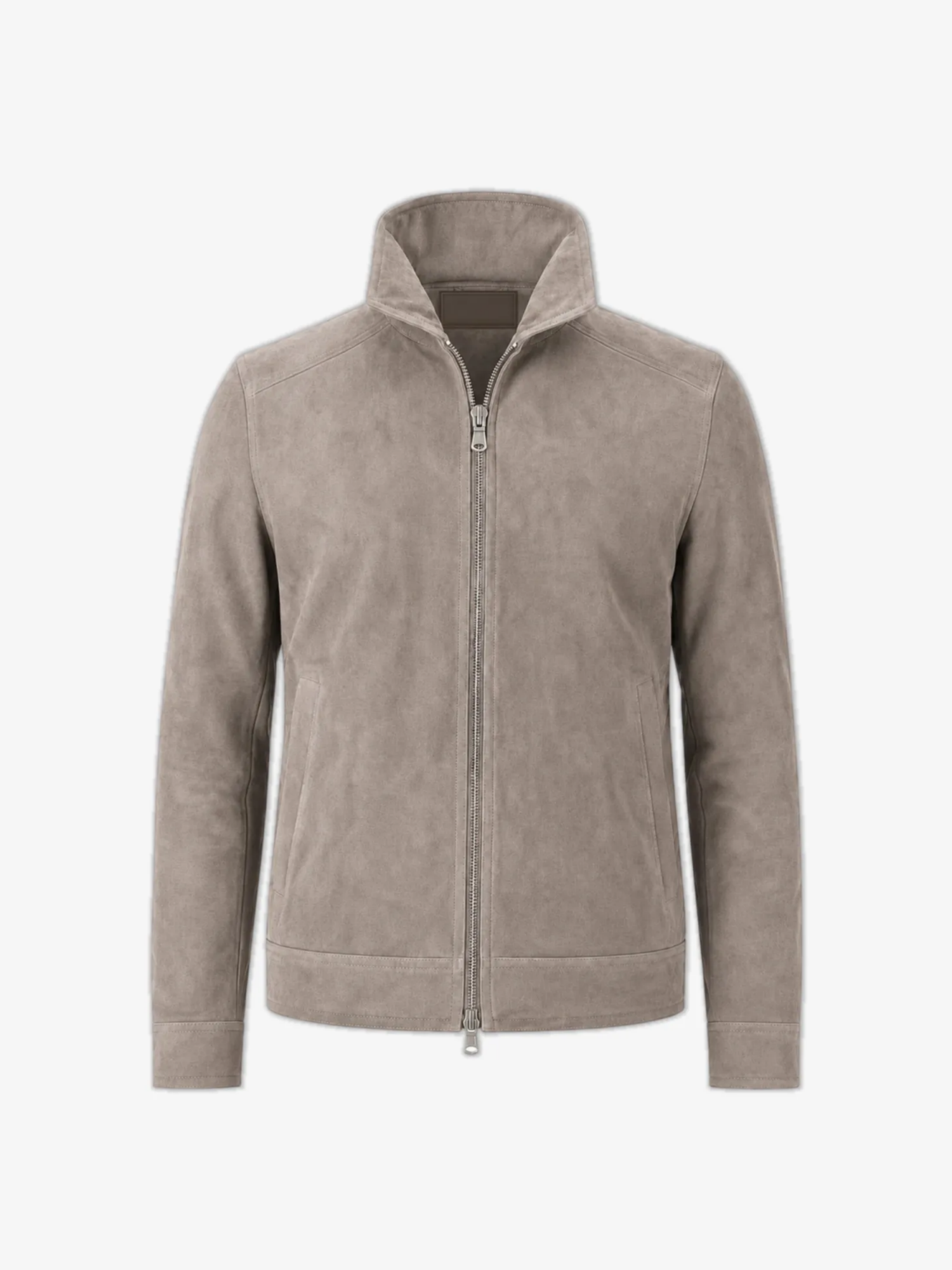 ALCANTARA STAND COLLAR JACKET