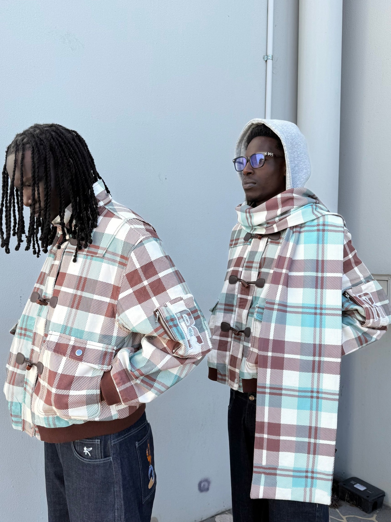  'INCERGENT' PLAID JACKET
