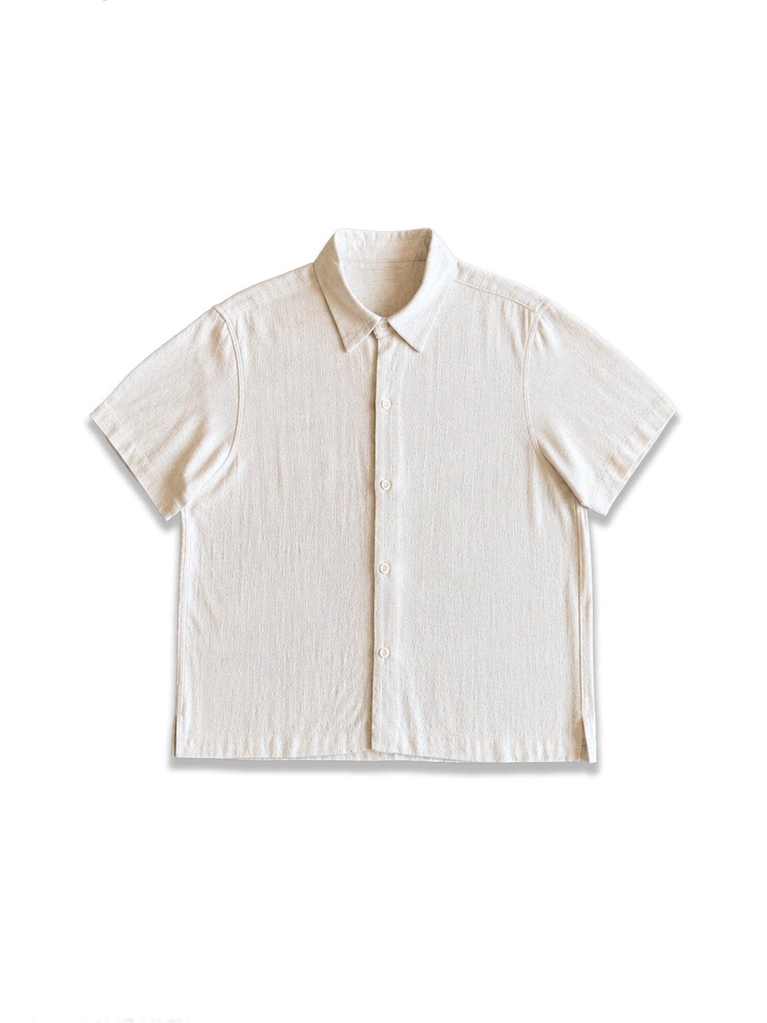  ROSEWOOD CROP BUTTON-UP