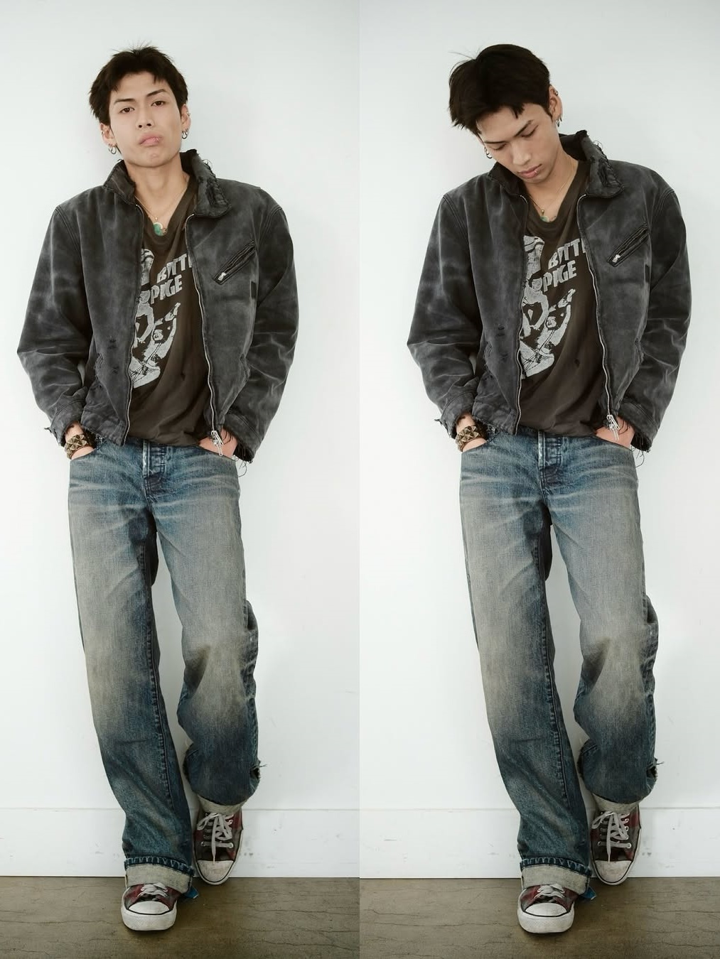 LOW RISE “SLATE” DENIM