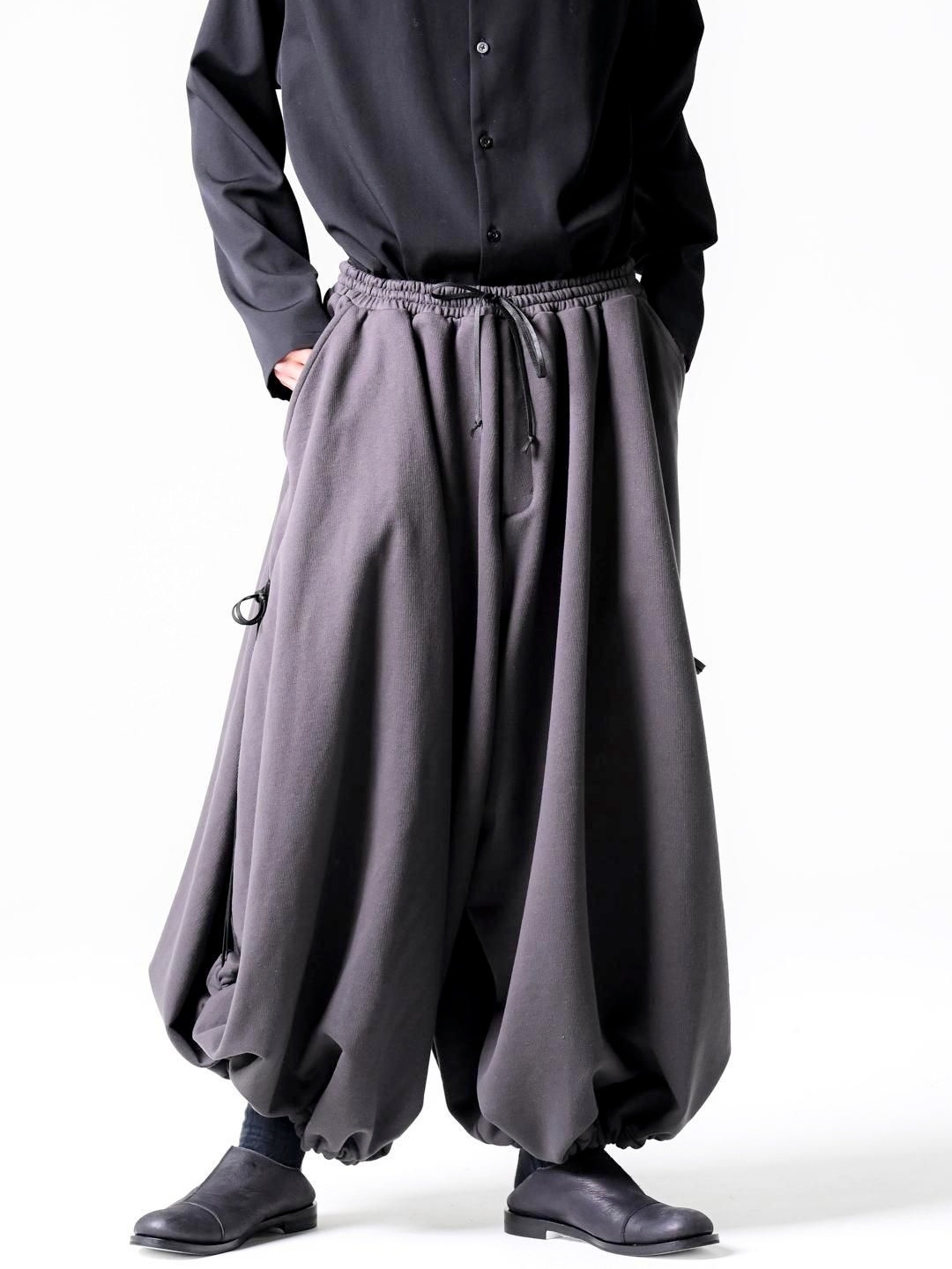 ANGORA WOOL BALLOON PANTS