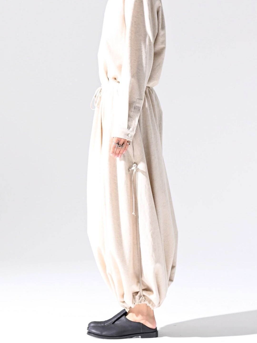 ANGORA WOOL BALLOON PANTS