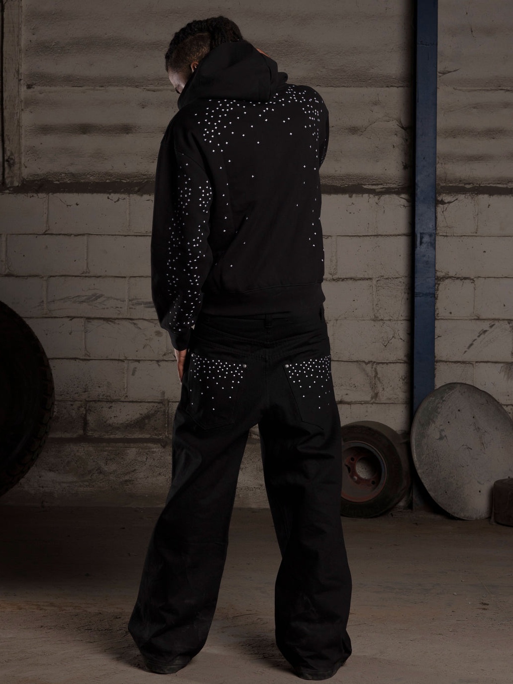 STARDUST ZIP-UP HOODIE