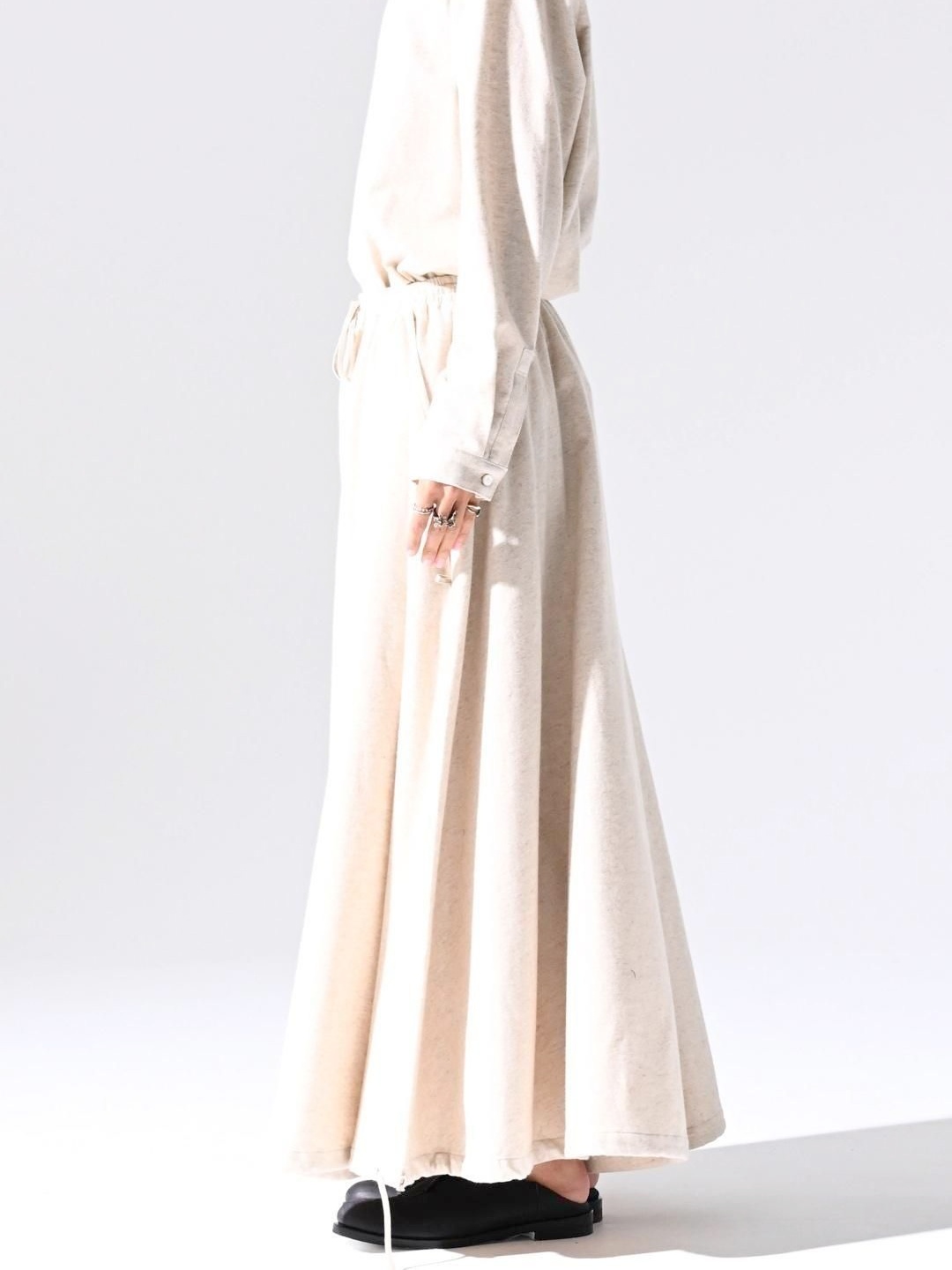 ANGORA WOOL BALLOON PANTS