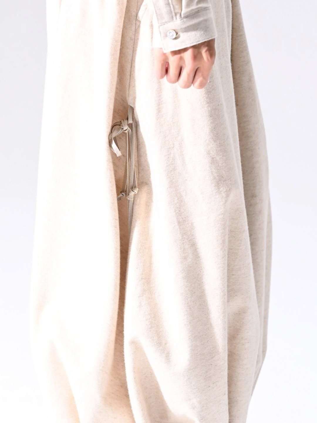 ANGORA WOOL BALLOON PANTS
