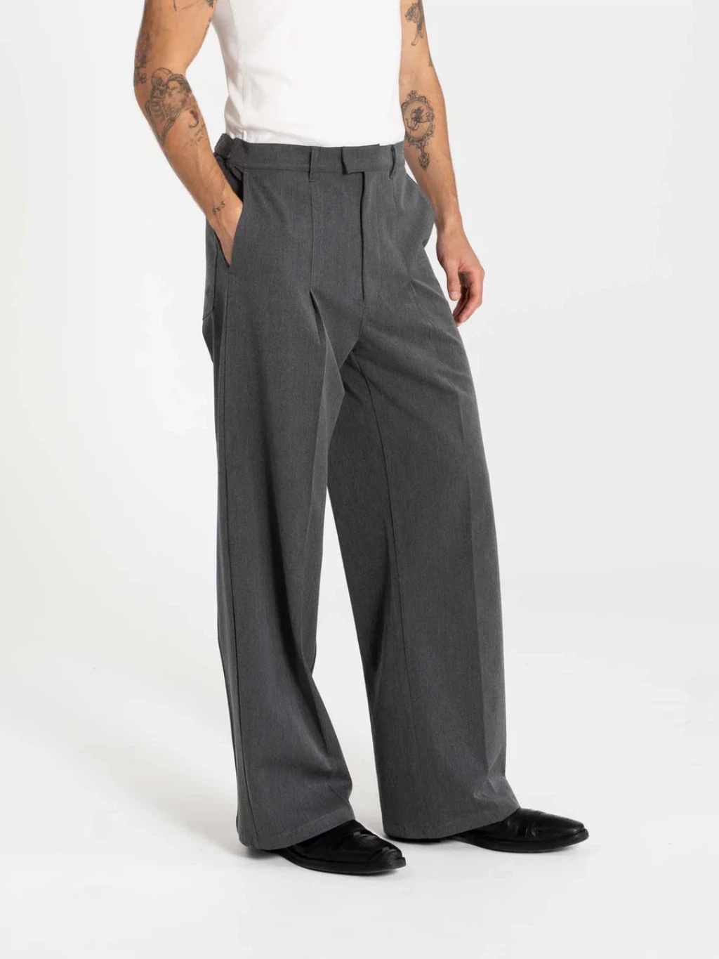 BAGGY SUIT PANTS