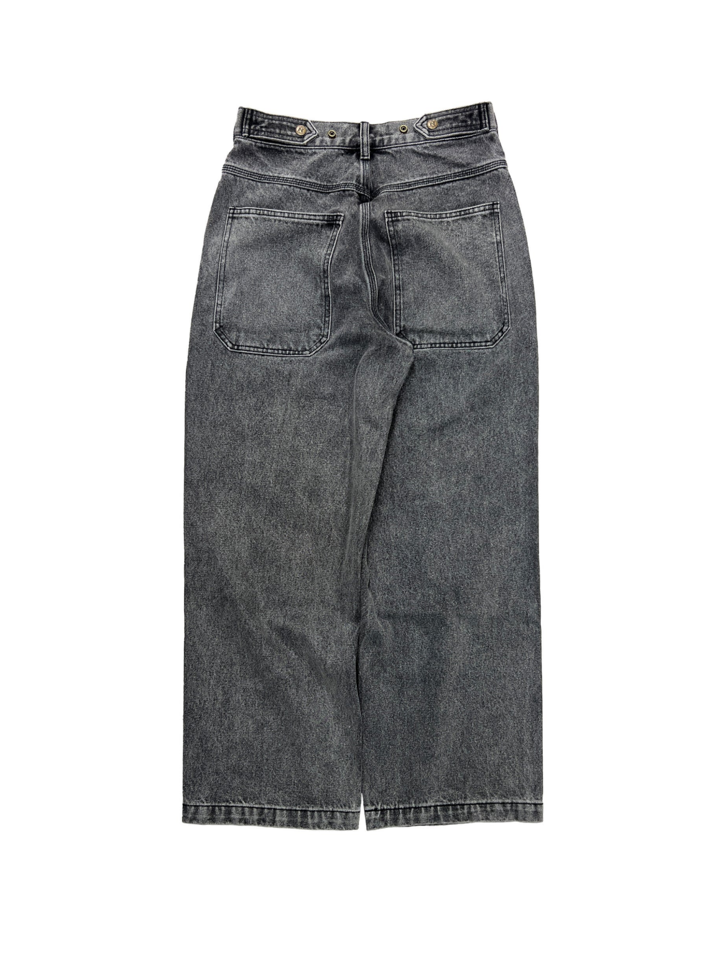 MULE EAR STRAIGHT DENIM