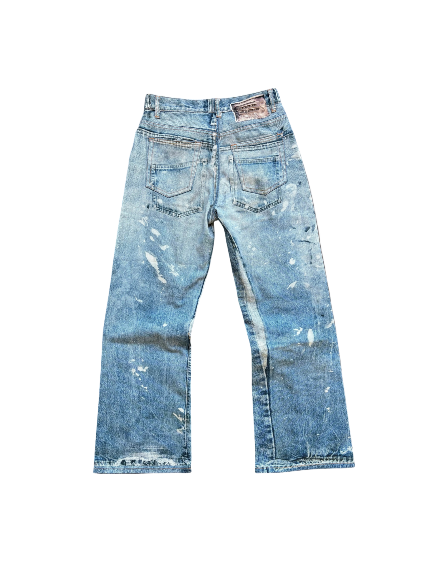PRINTED BOOTCUT DENIM