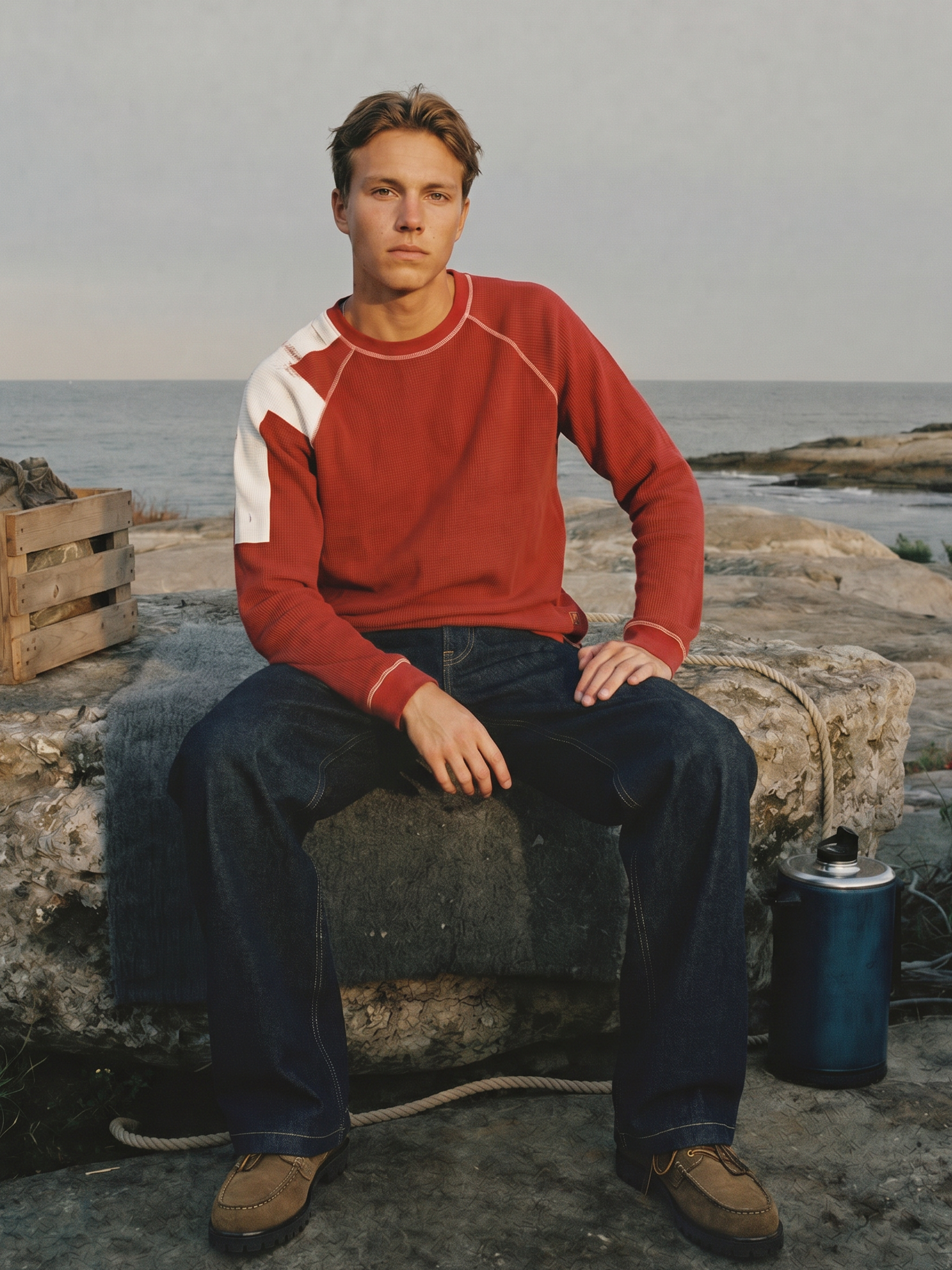 LANDMARK WAFFLE LONG SLEEVE