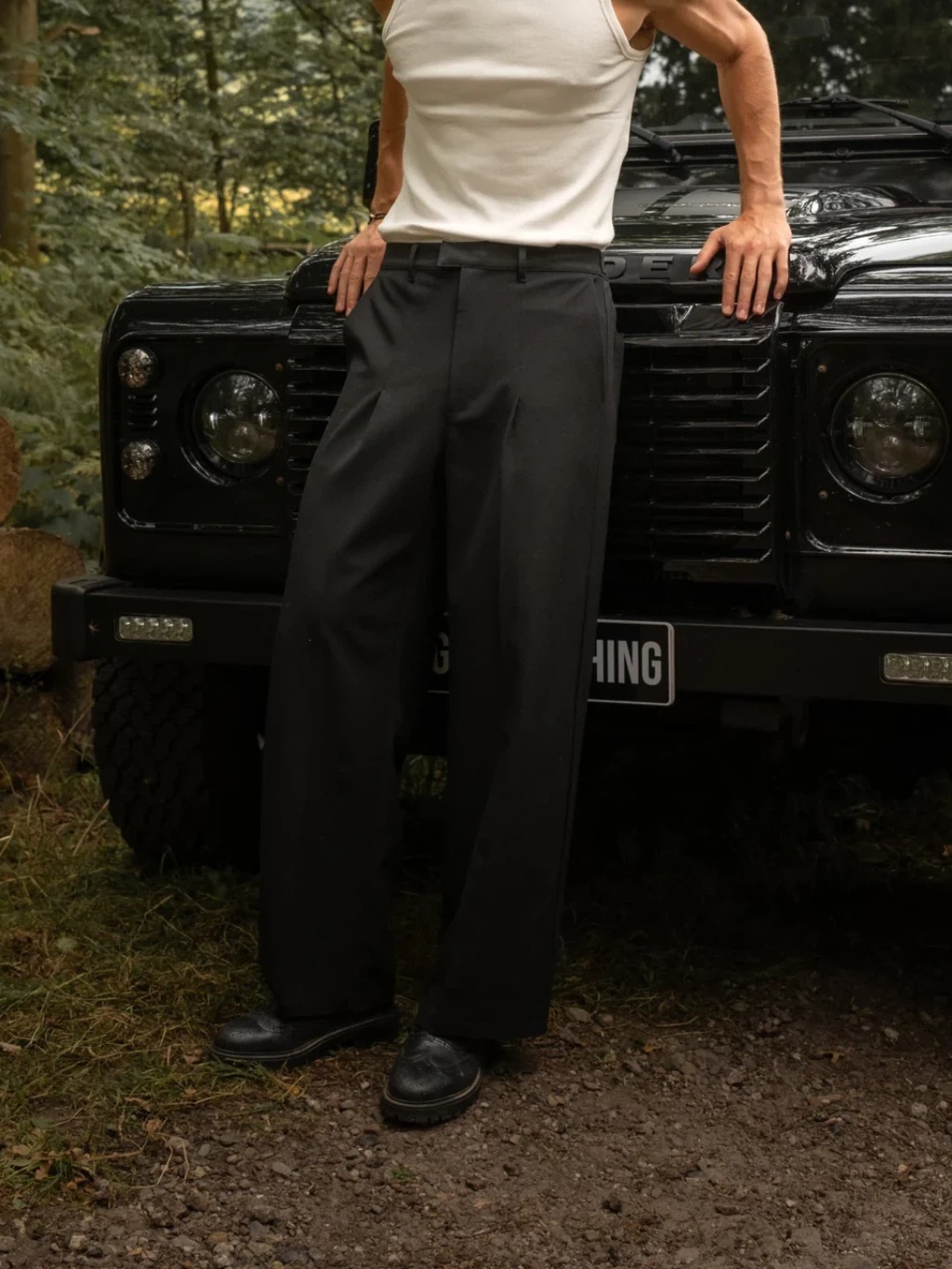 BAGGY SUIT PANTS