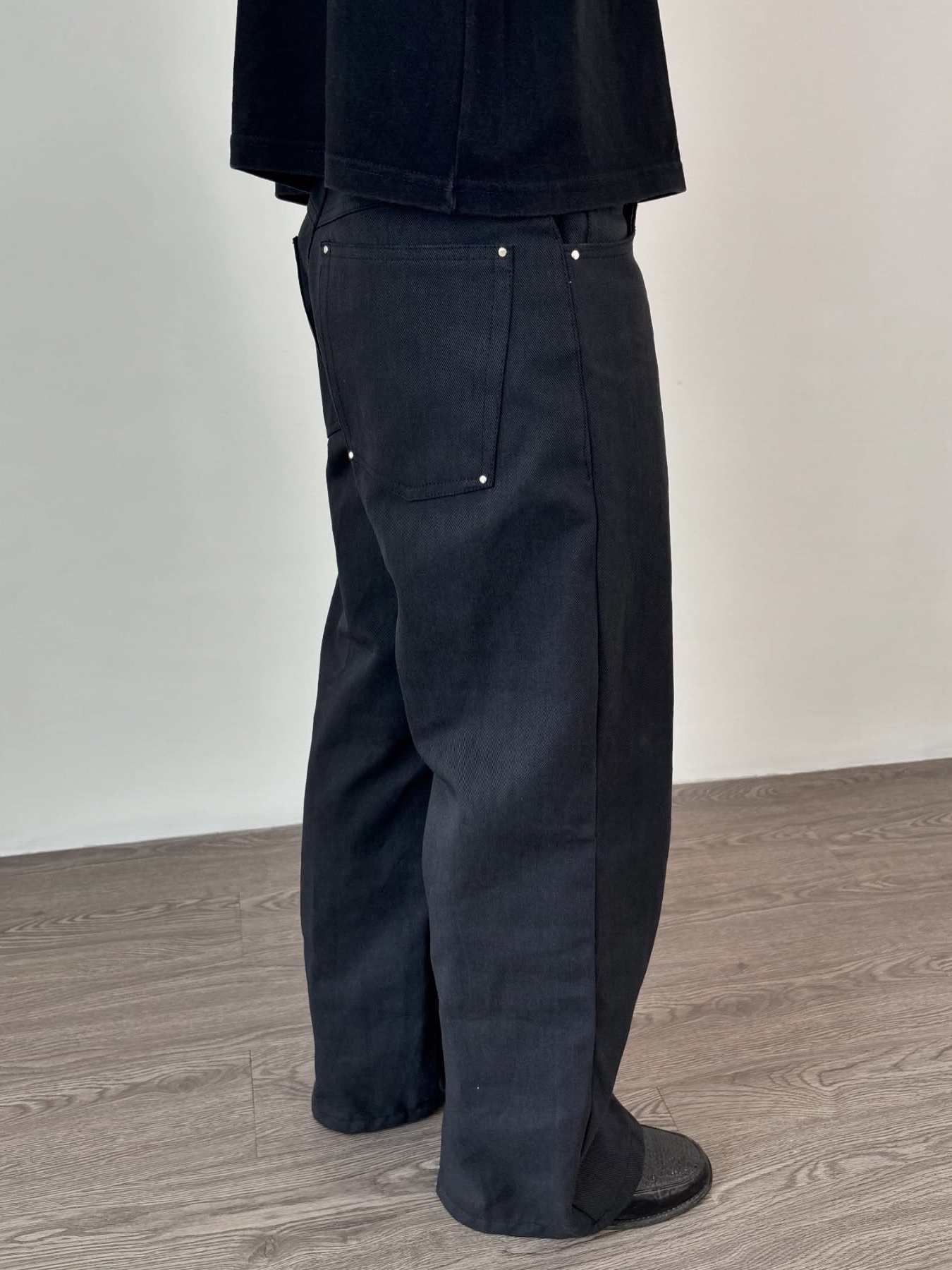 EASE 14OZ WIDE LEG DENIM