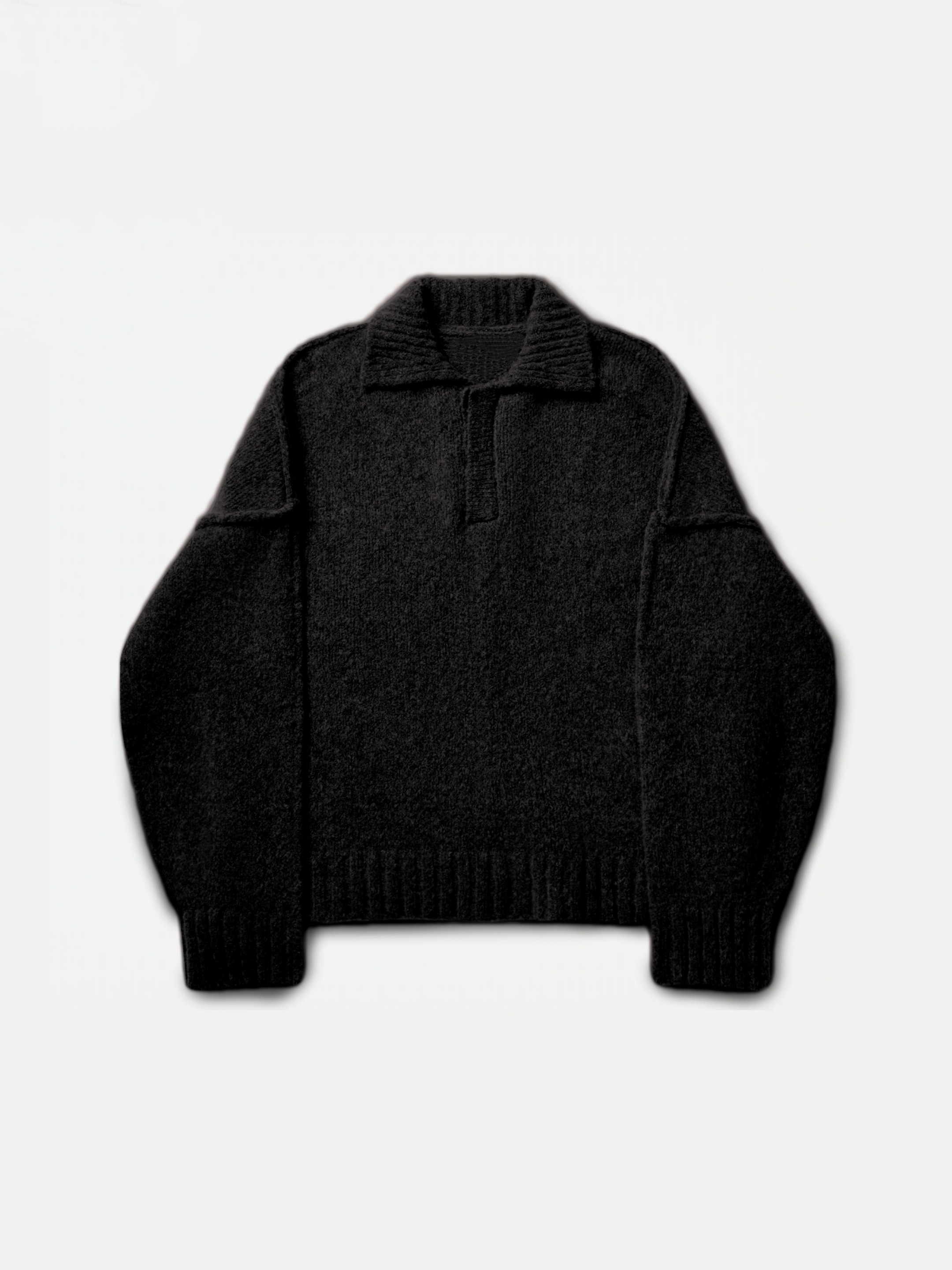 WOOL-KNIT POLO