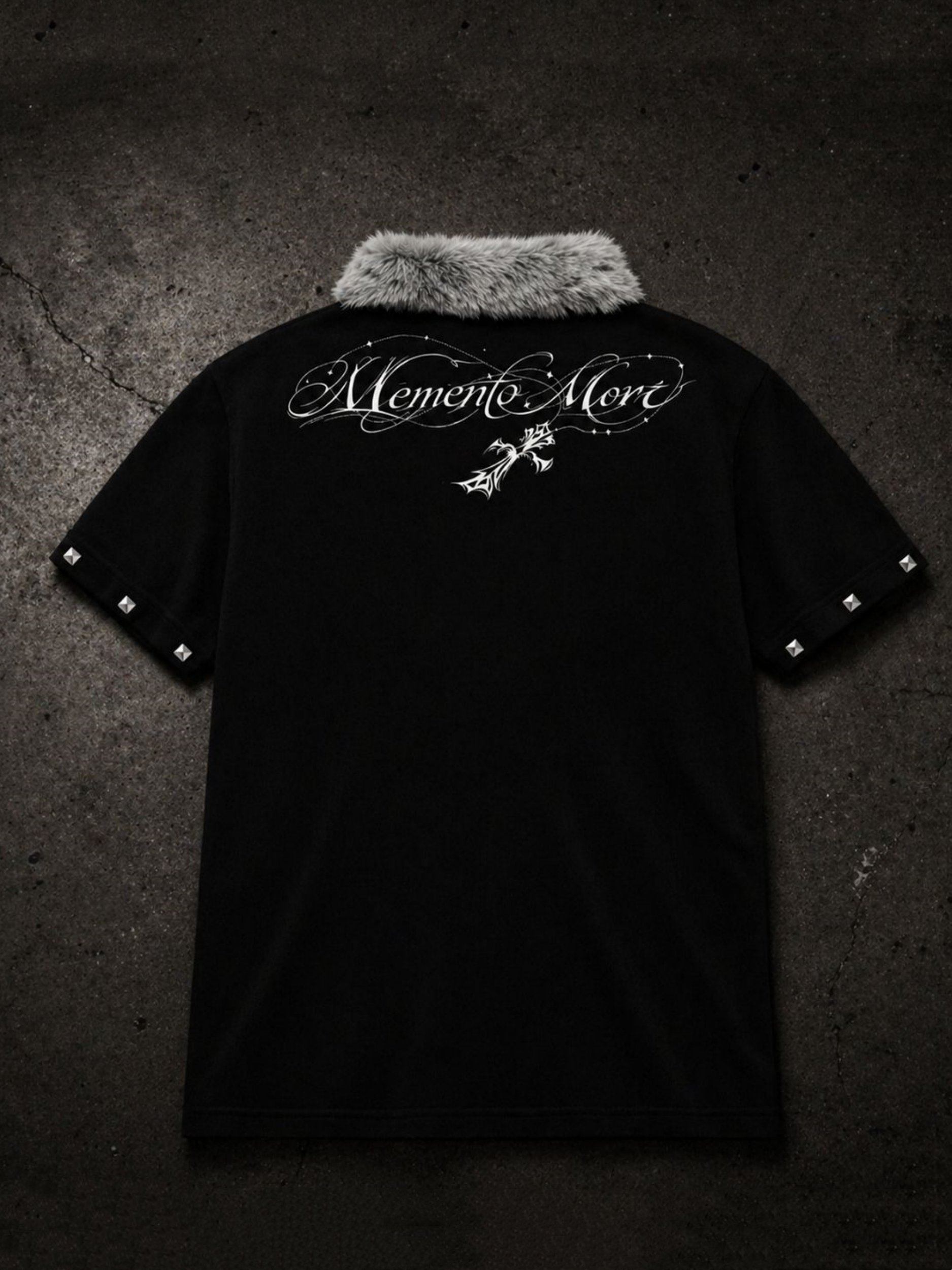 POLO MEMENTO MORI BLACK