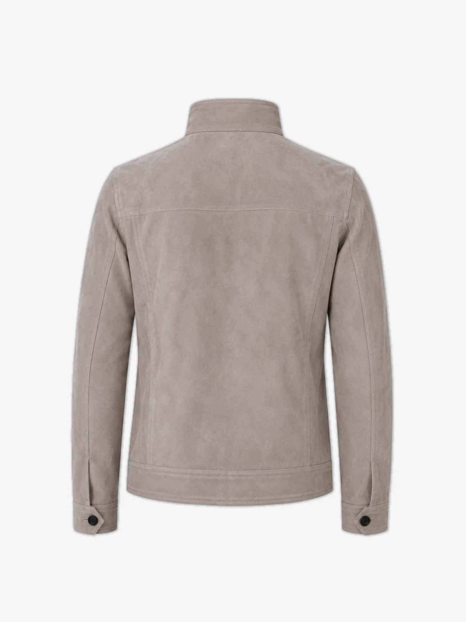 ALCANTARA STAND COLLAR JACKET