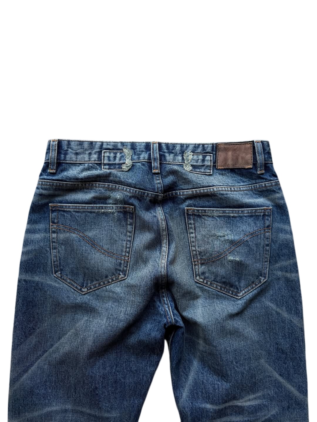 WASHED BOOTCUT SELVEDGE DENIM