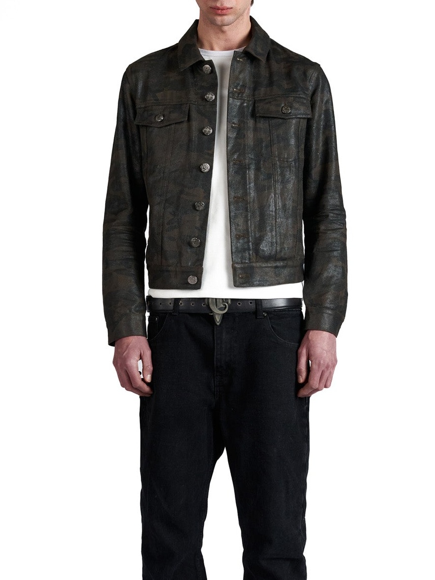 WAX CAMO DENIM JACKET