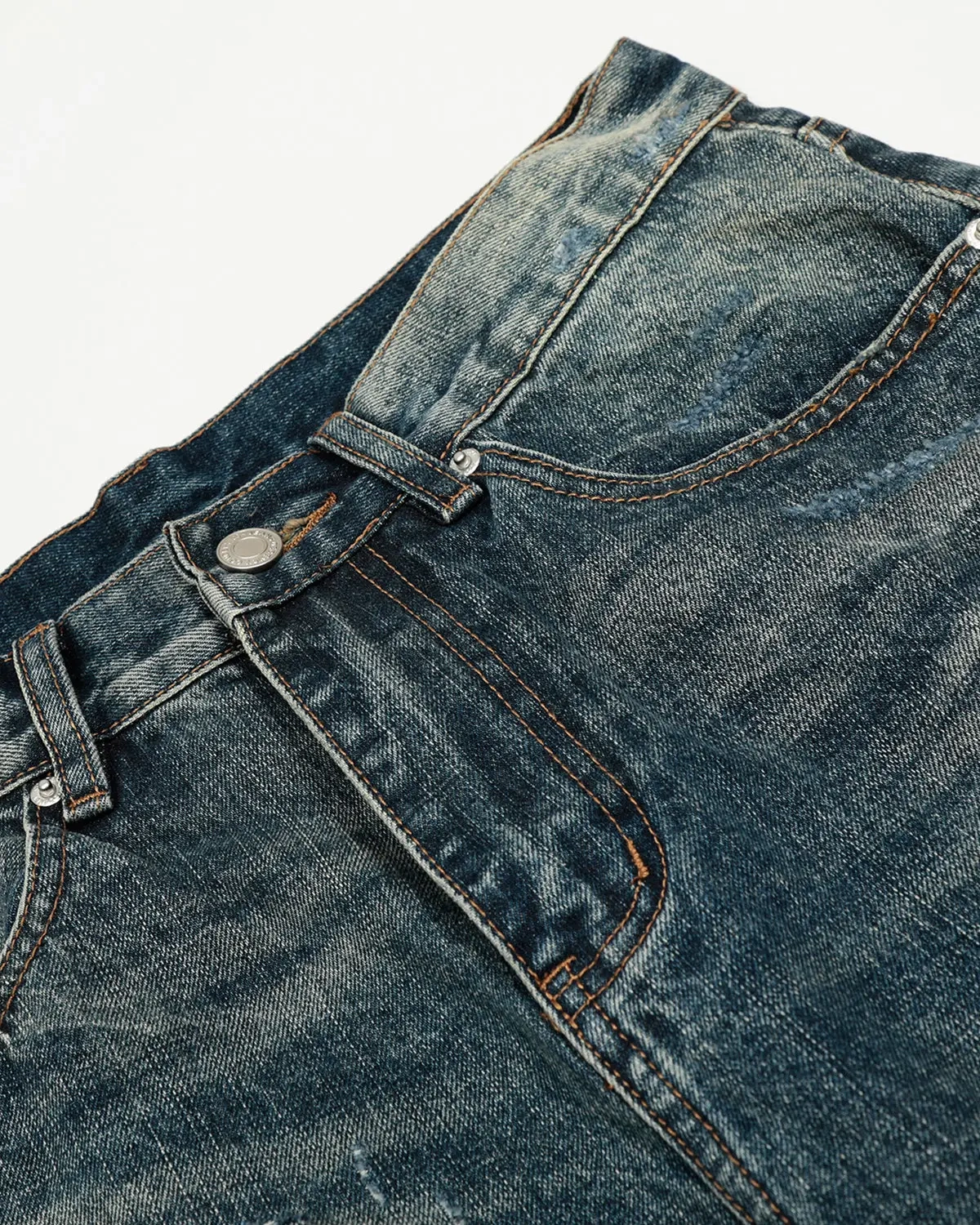 VINTAGE DISTRESSED BAGGY JEANS
