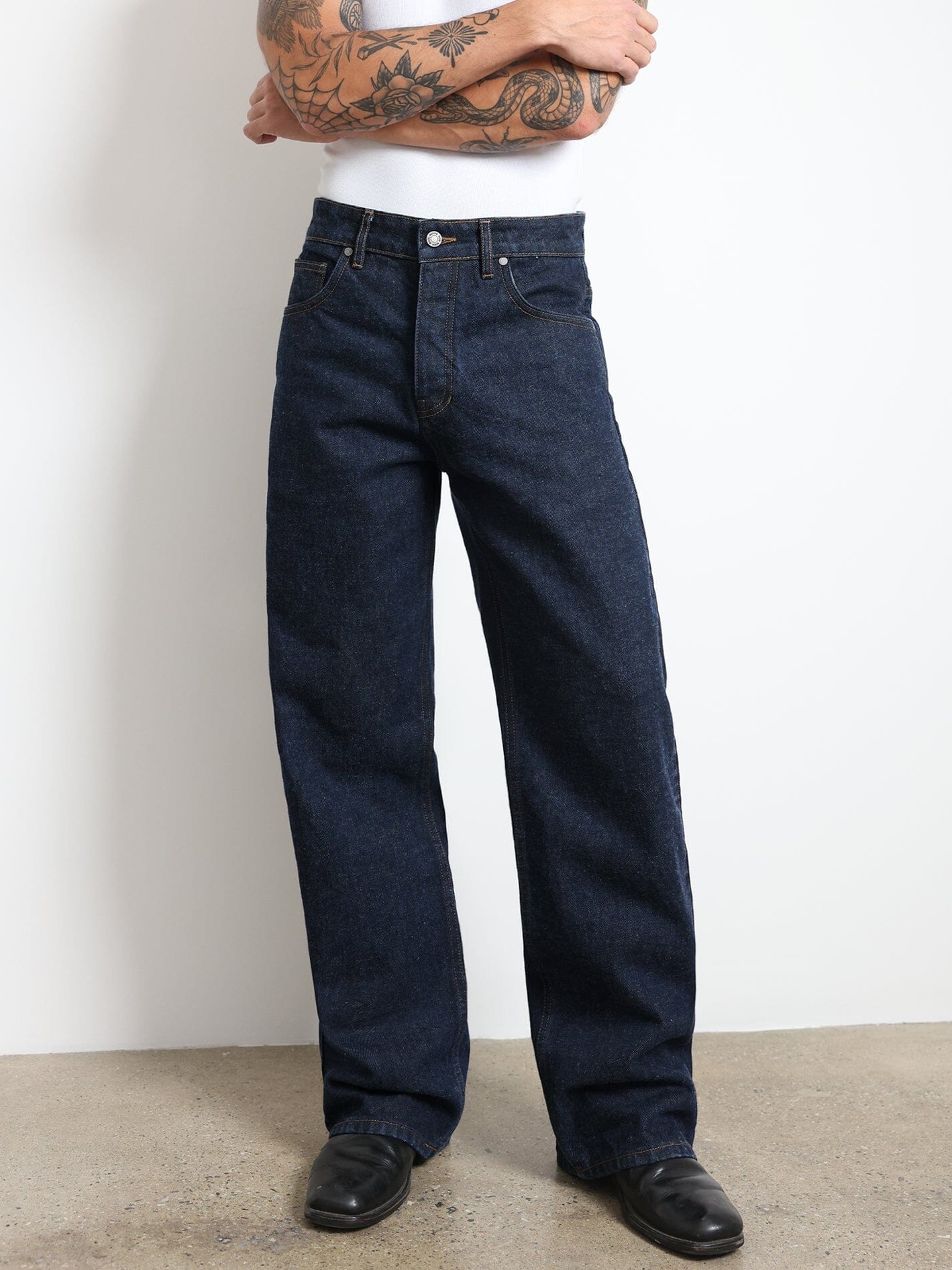 15 OZ AUSTIN RAW STRAIGHT JEANS