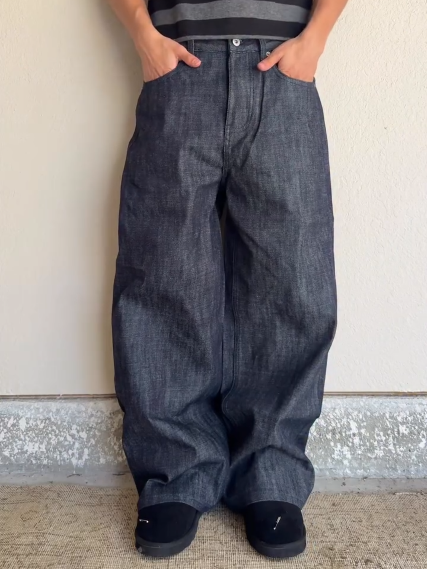 15 OZ INDIGO SELVEDGE BAGGY DENIM