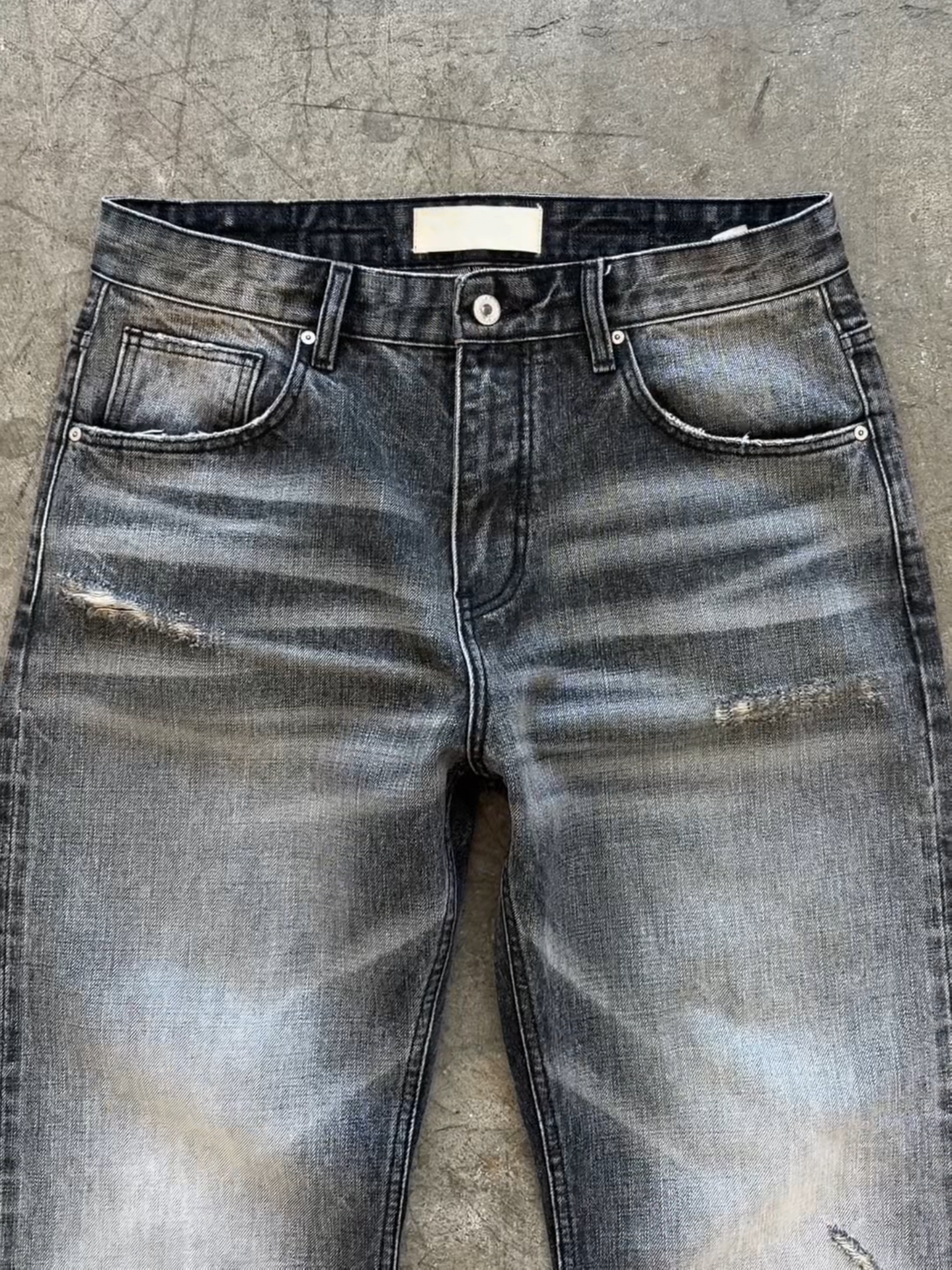 "ECHO" WASHED BOOTCUT DENIM