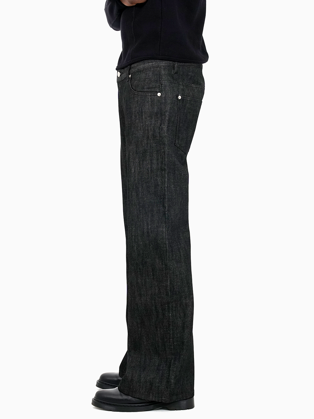 RAW SELVEDGE BOOTCUT JEANS