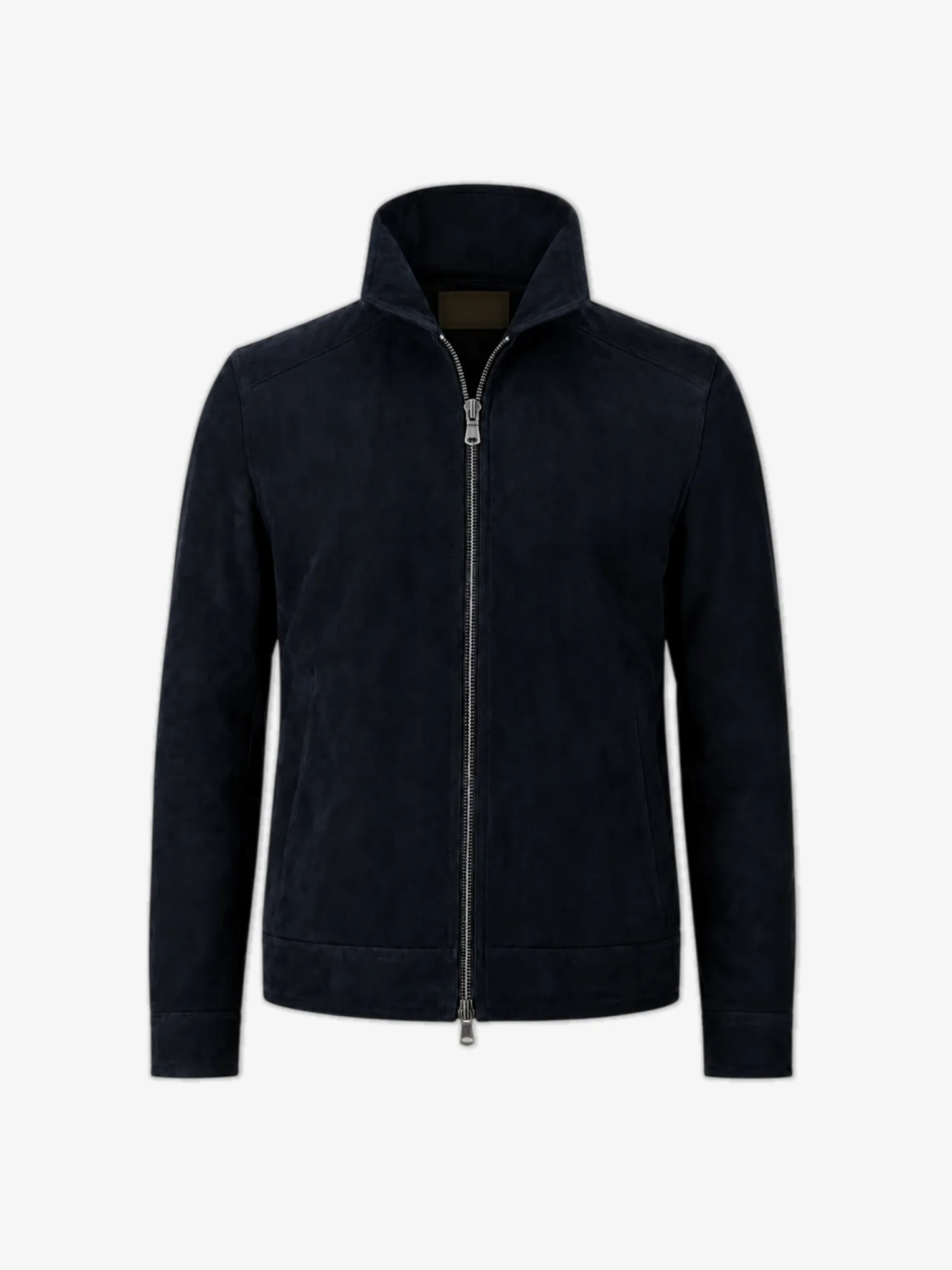 ALCANTARA STAND COLLAR JACKET