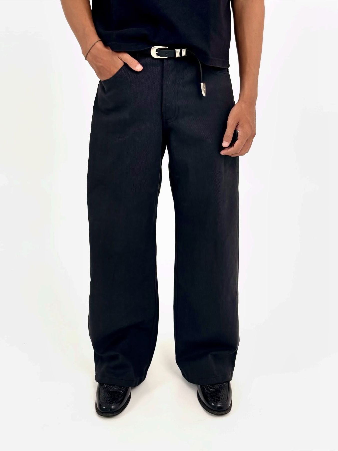 EASE 14OZ WIDE LEG DENIM