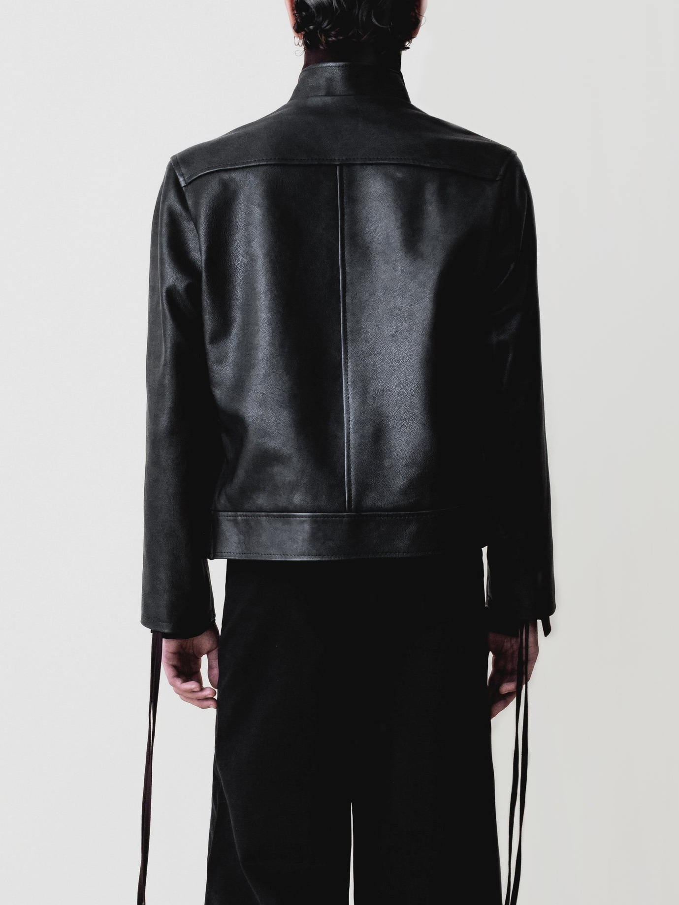 PEELED LEATHER JACKET