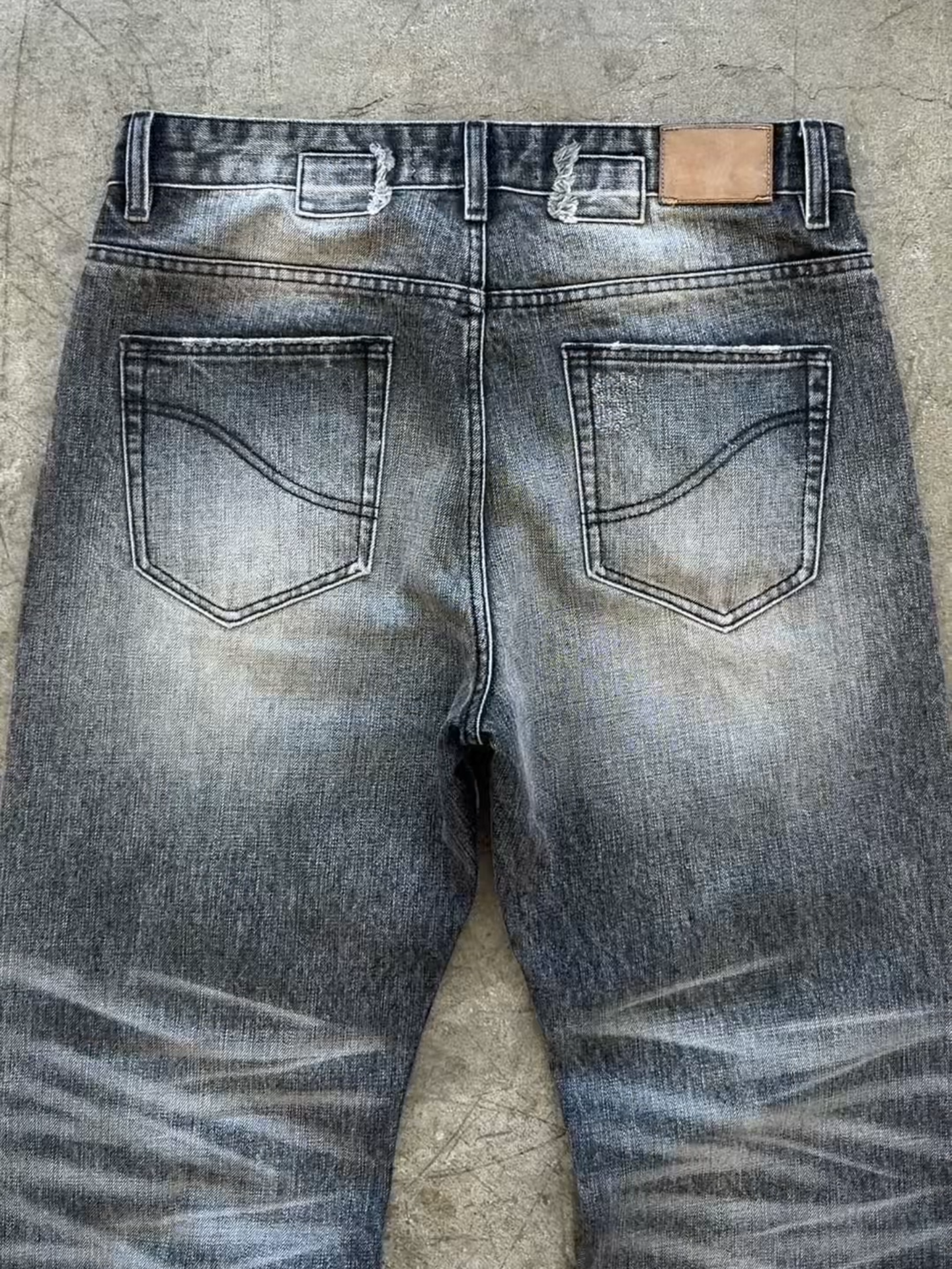 "ECHO" WASHED BOOTCUT DENIM