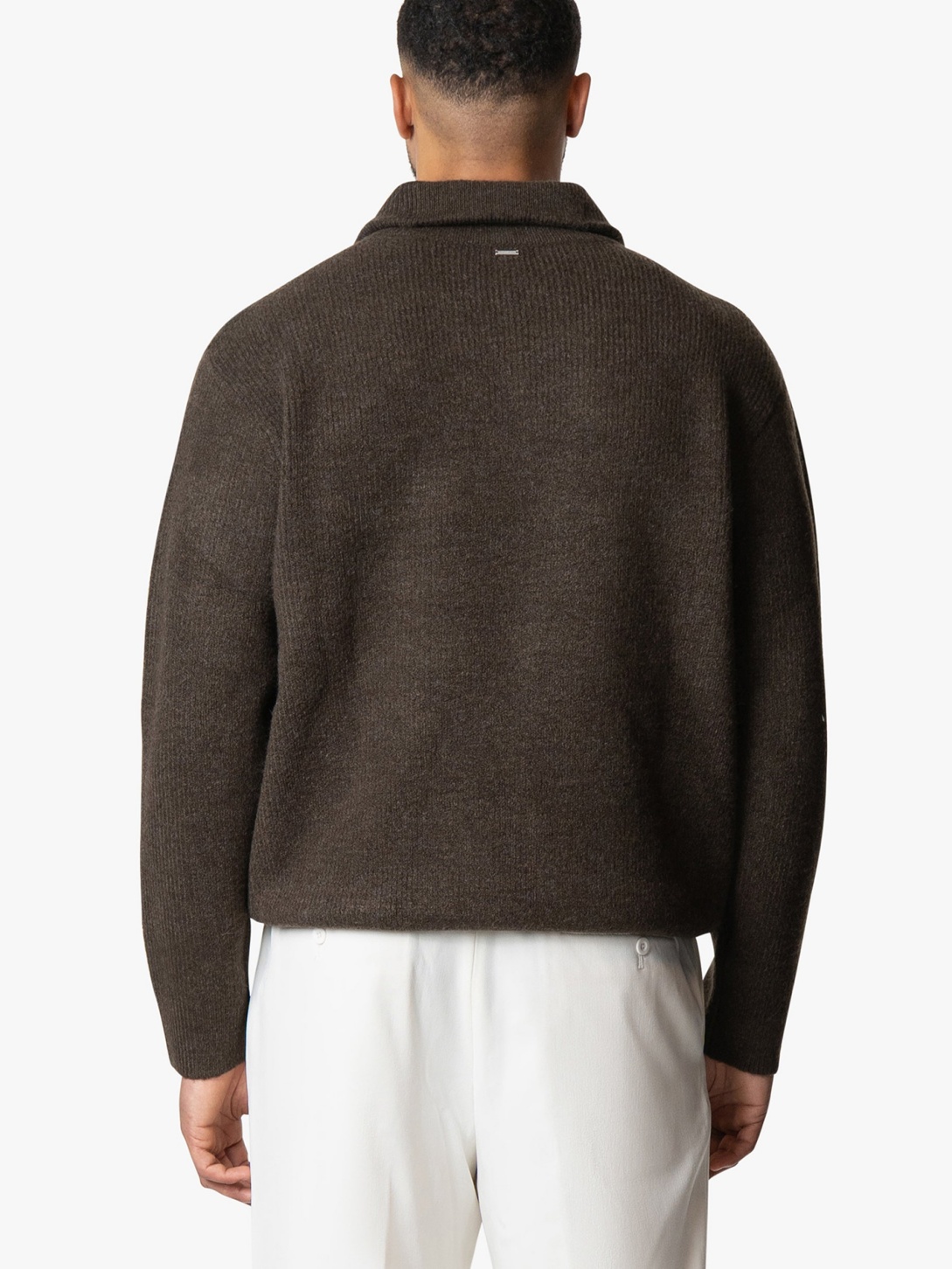 KNITTED HALF-ZIP SWEATER