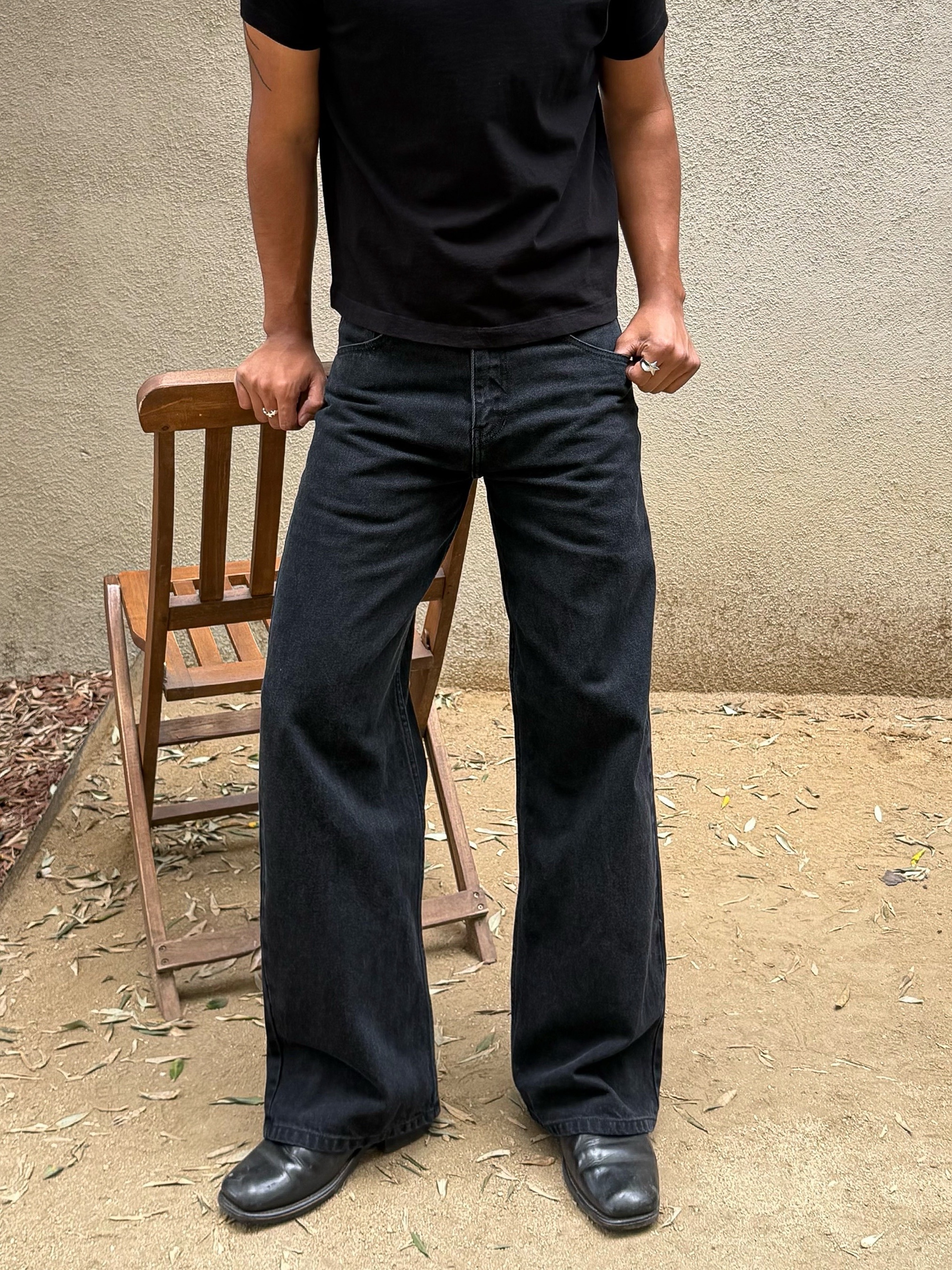 TOKYO DAD STRAIGHT-WIDE JEANS