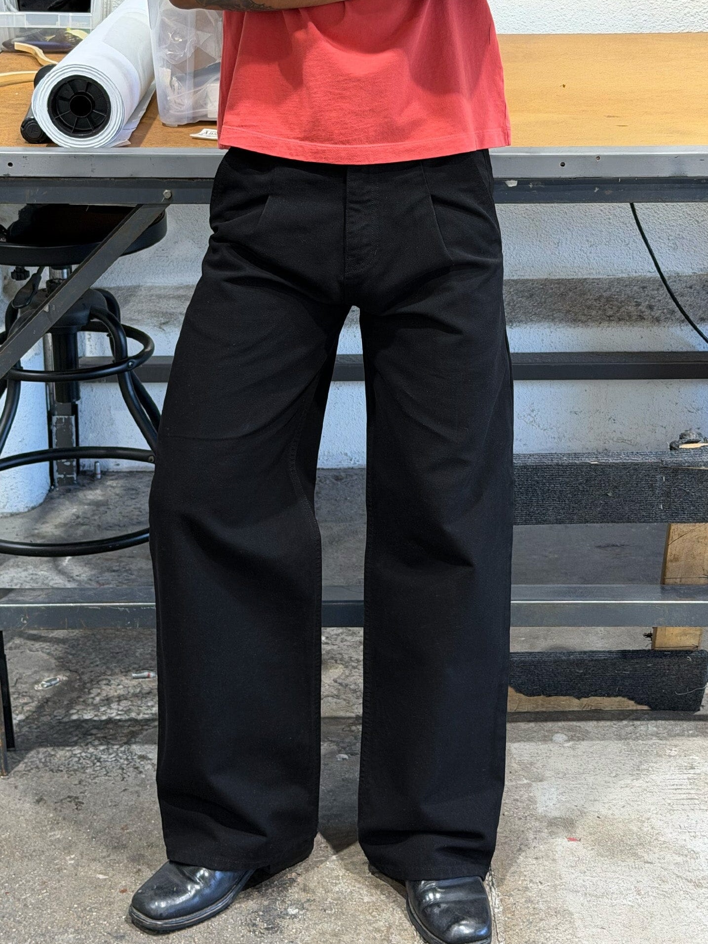 SHIBUYA PLEATED PANTS | STRAIGHT-WIDE LEG