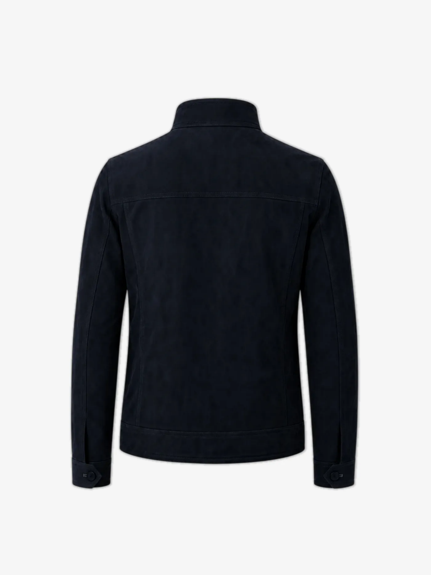 ALCANTARA STAND COLLAR JACKET