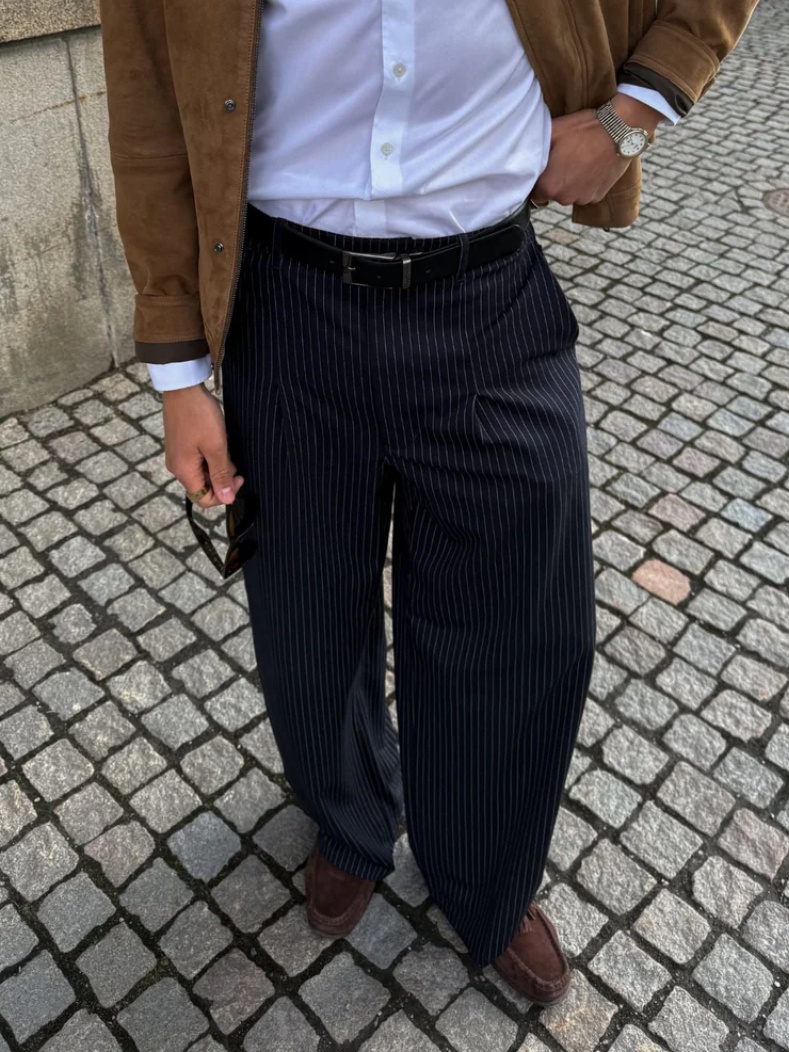 BAGGY SUIT PANTS