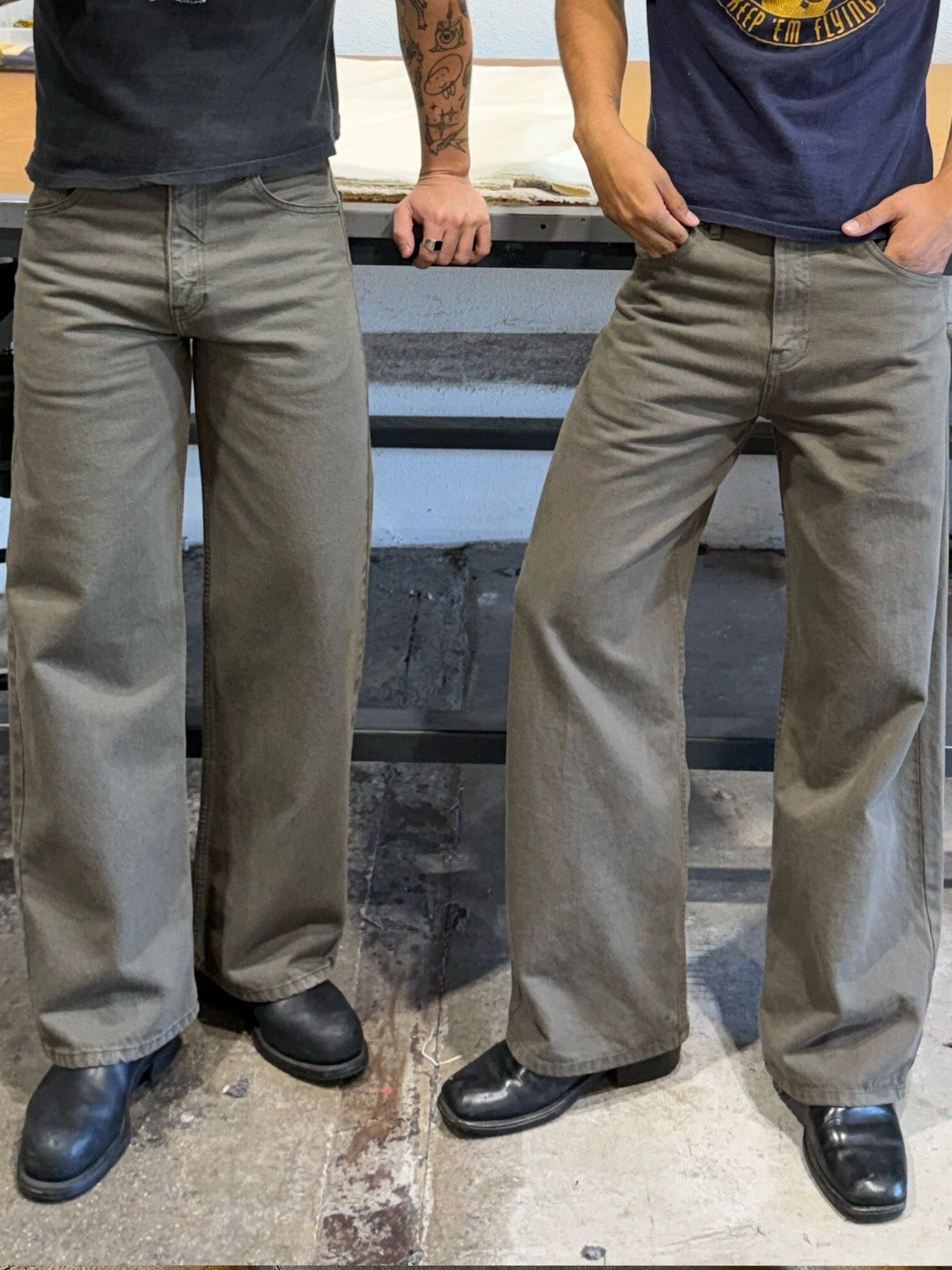 13 OZ TOKYO STRAIGHT-WIDE LEG JEANS