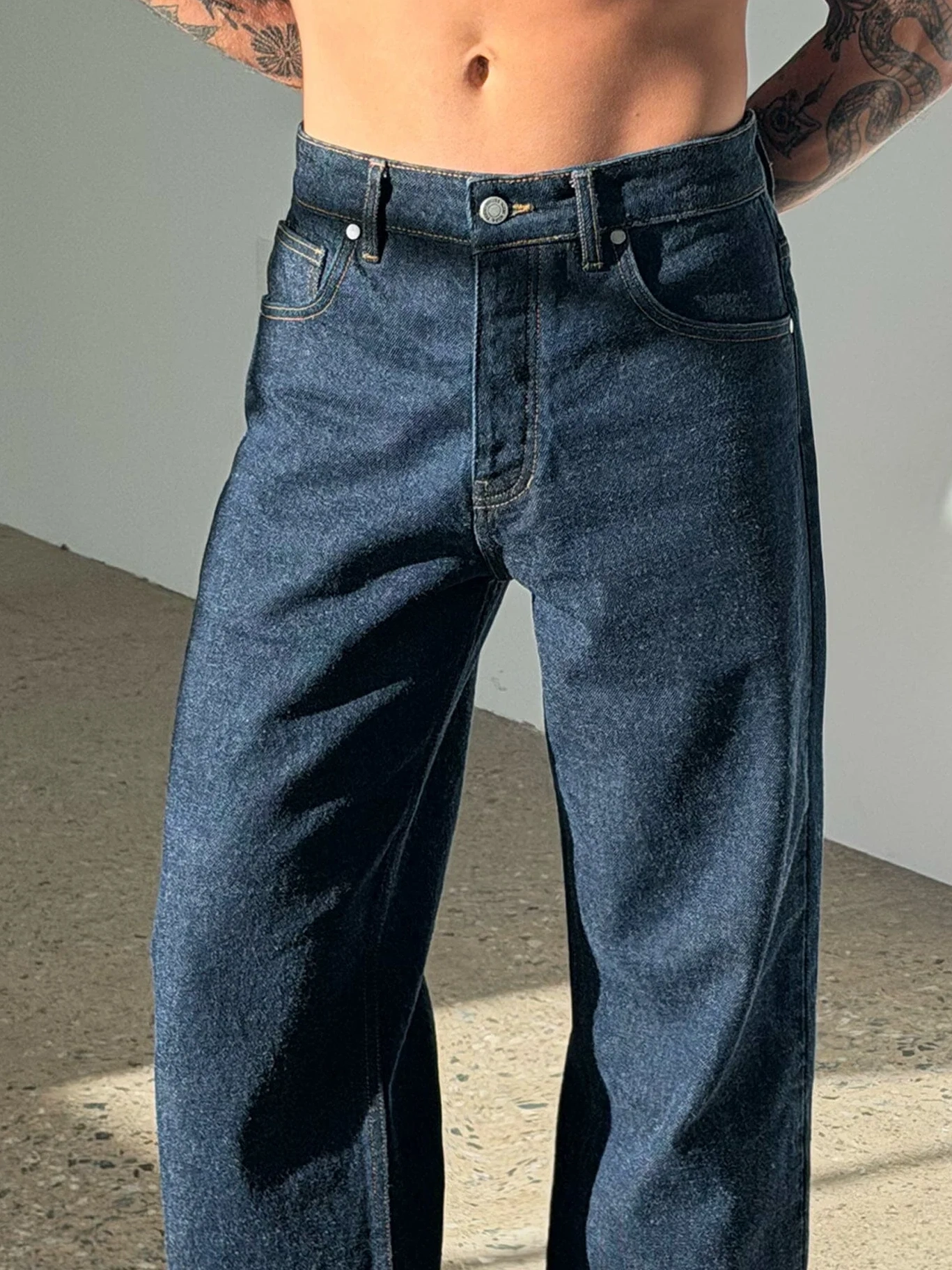 15 OZ AUSTIN RAW STRAIGHT JEANS