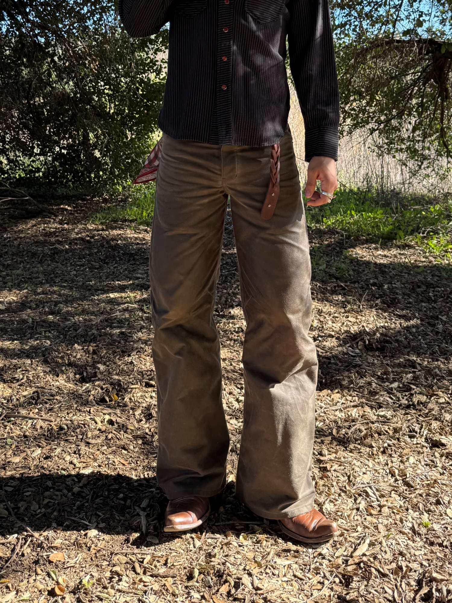 WAXED CANVAS PANTS