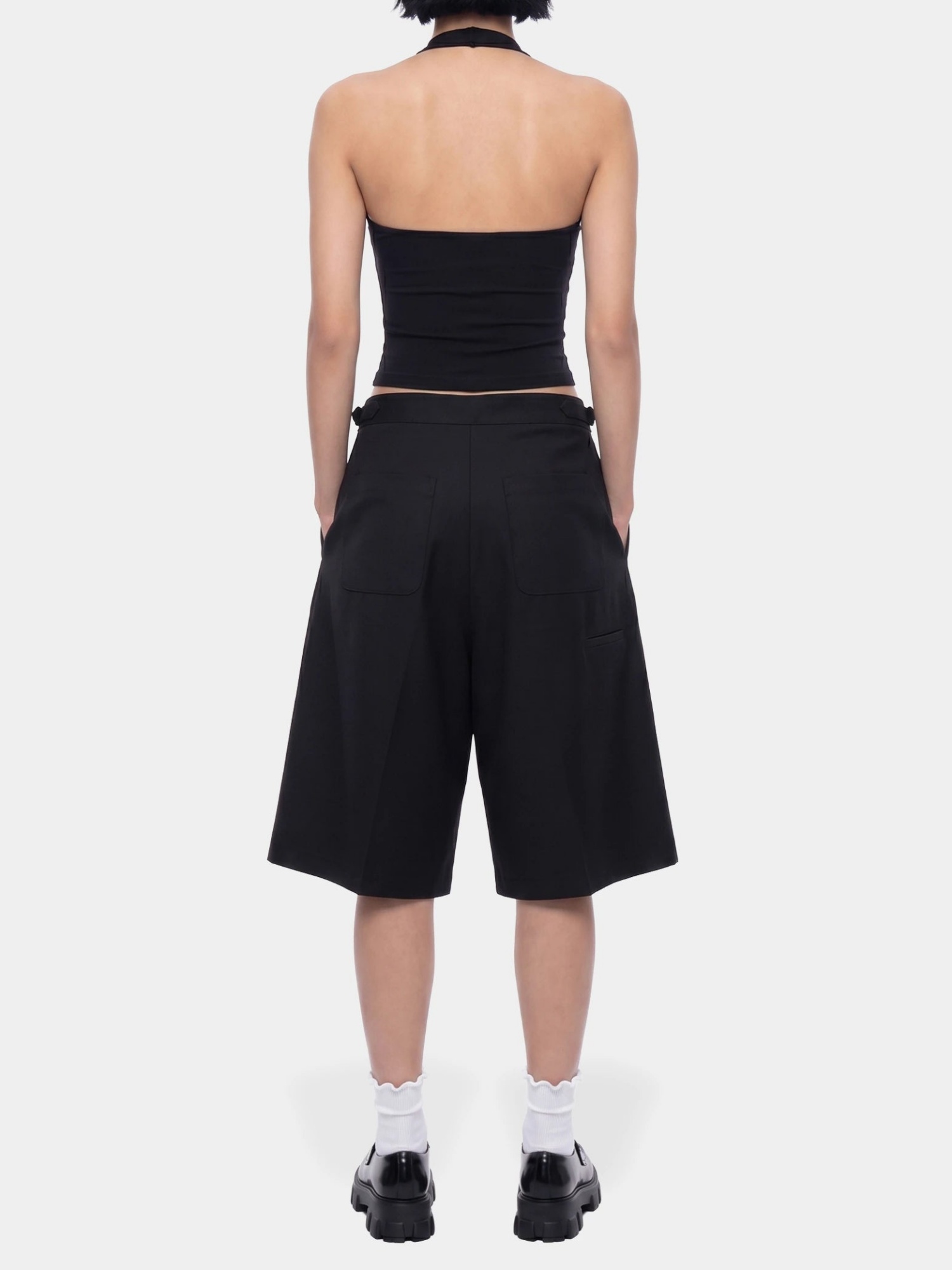 PLEATED TROUSER BAGGY SHORT