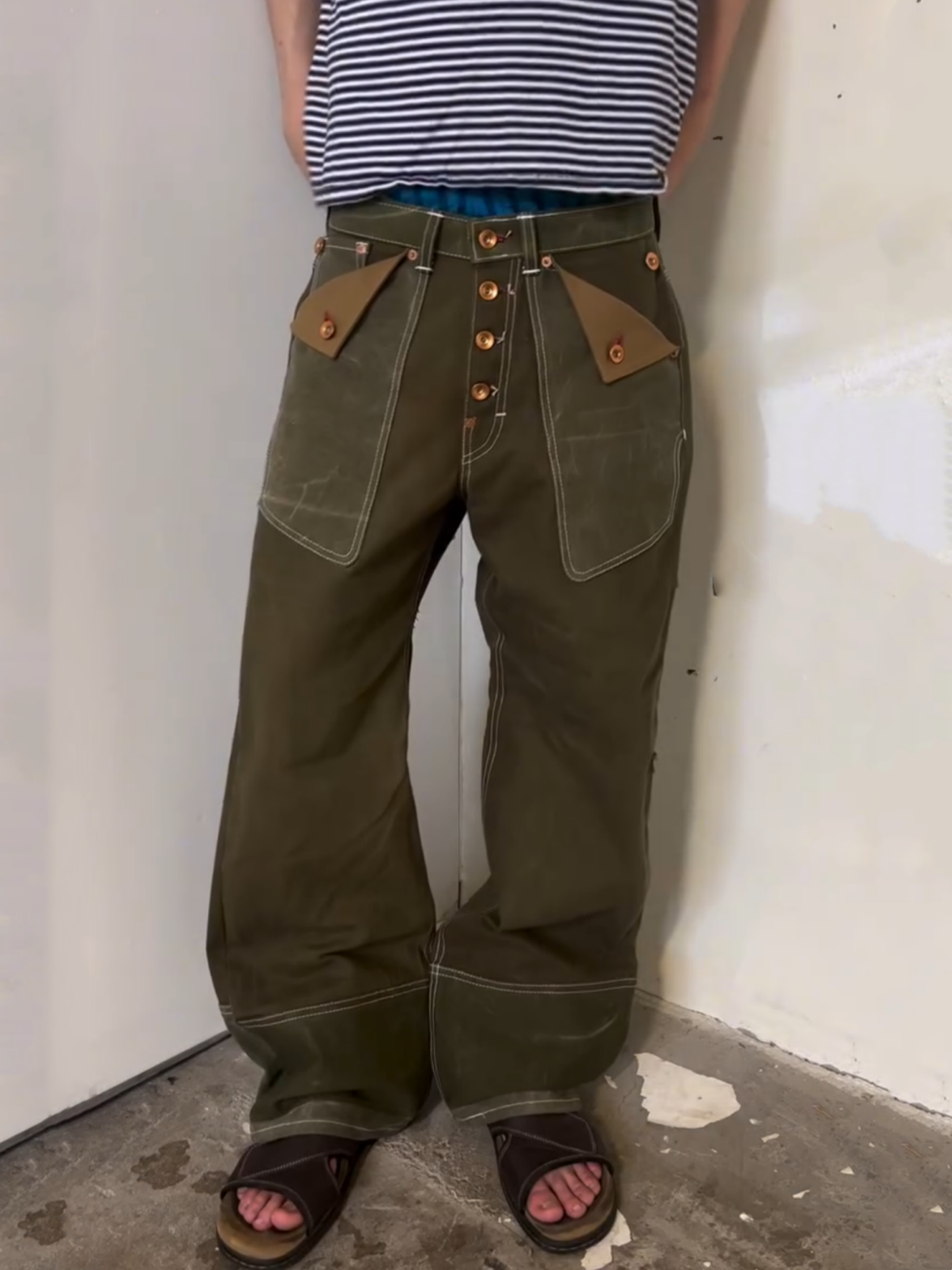 MILITARY WATERPROOF CANVAS PANTS