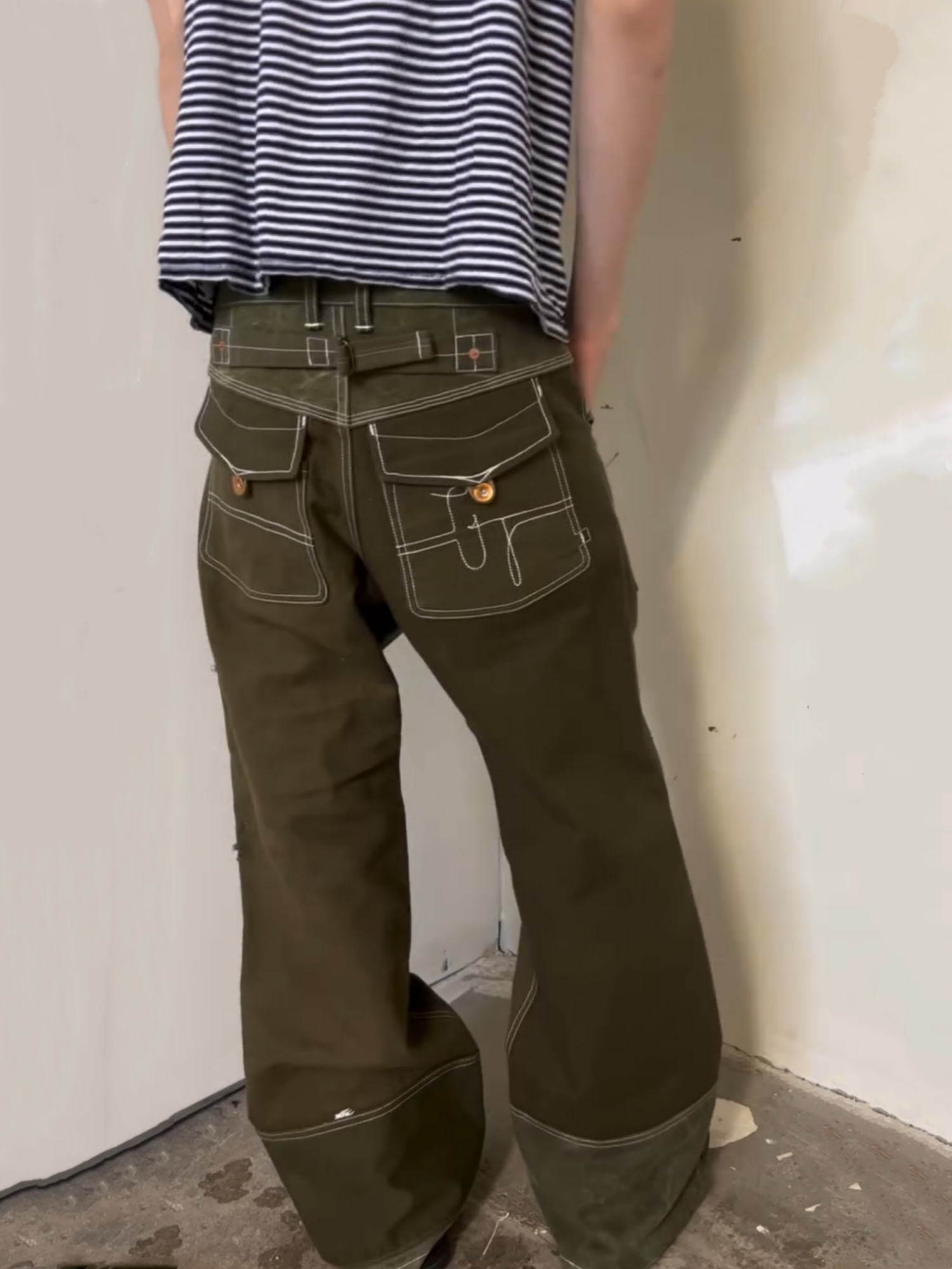 MILITARY WATERPROOF CANVAS PANTS