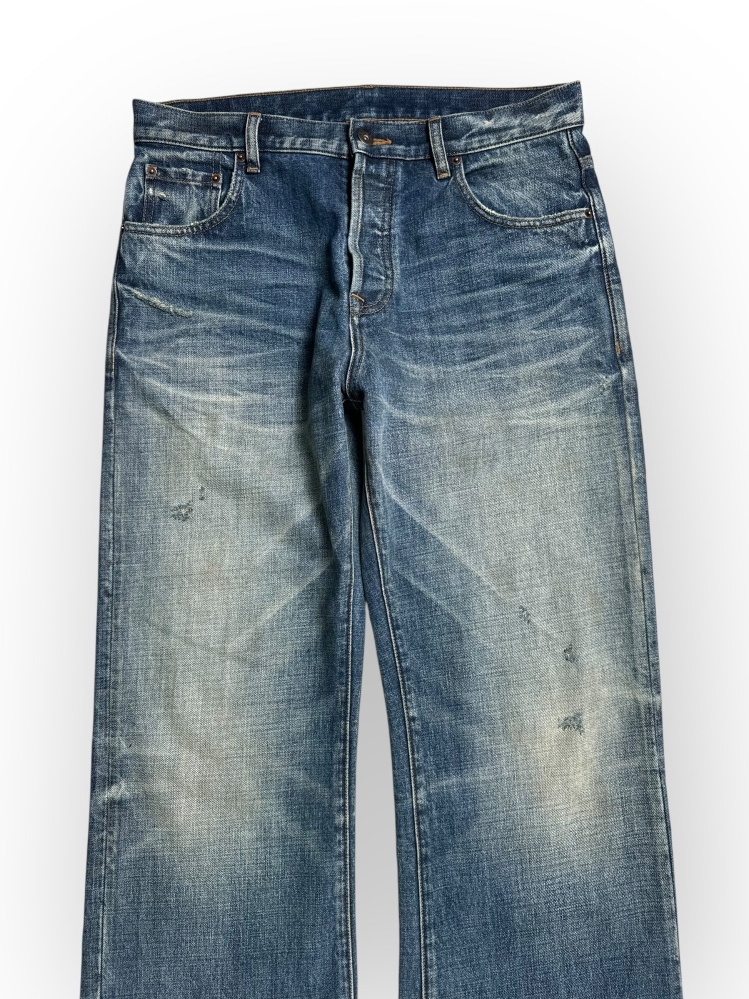 WASHED BOOTCUT DENIM