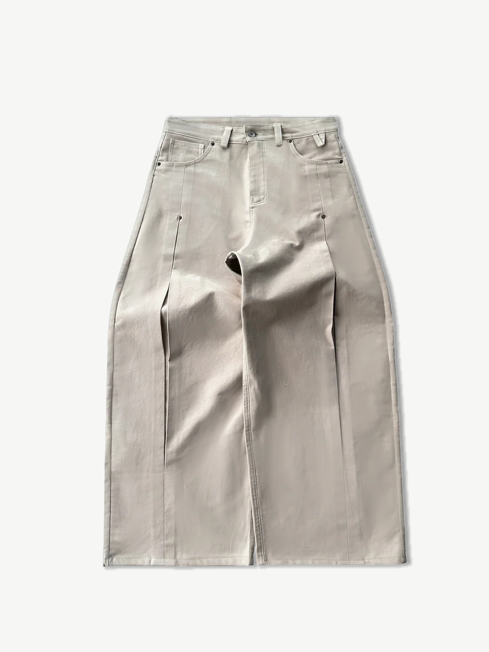 11OZ STRUCTURED PLEATED TROUSERS