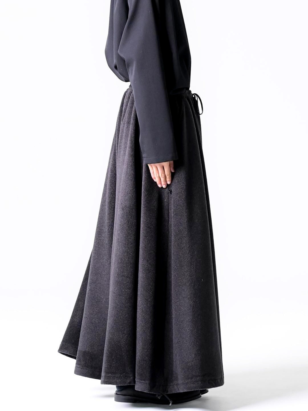 ANGORA WOOL BALLOON PANTS