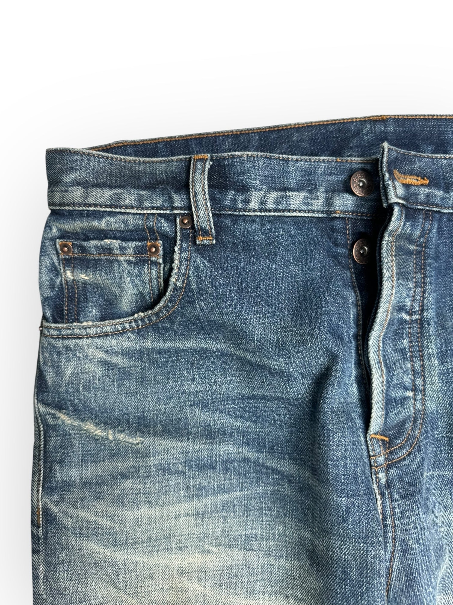 WASHED BOOTCUT DENIM