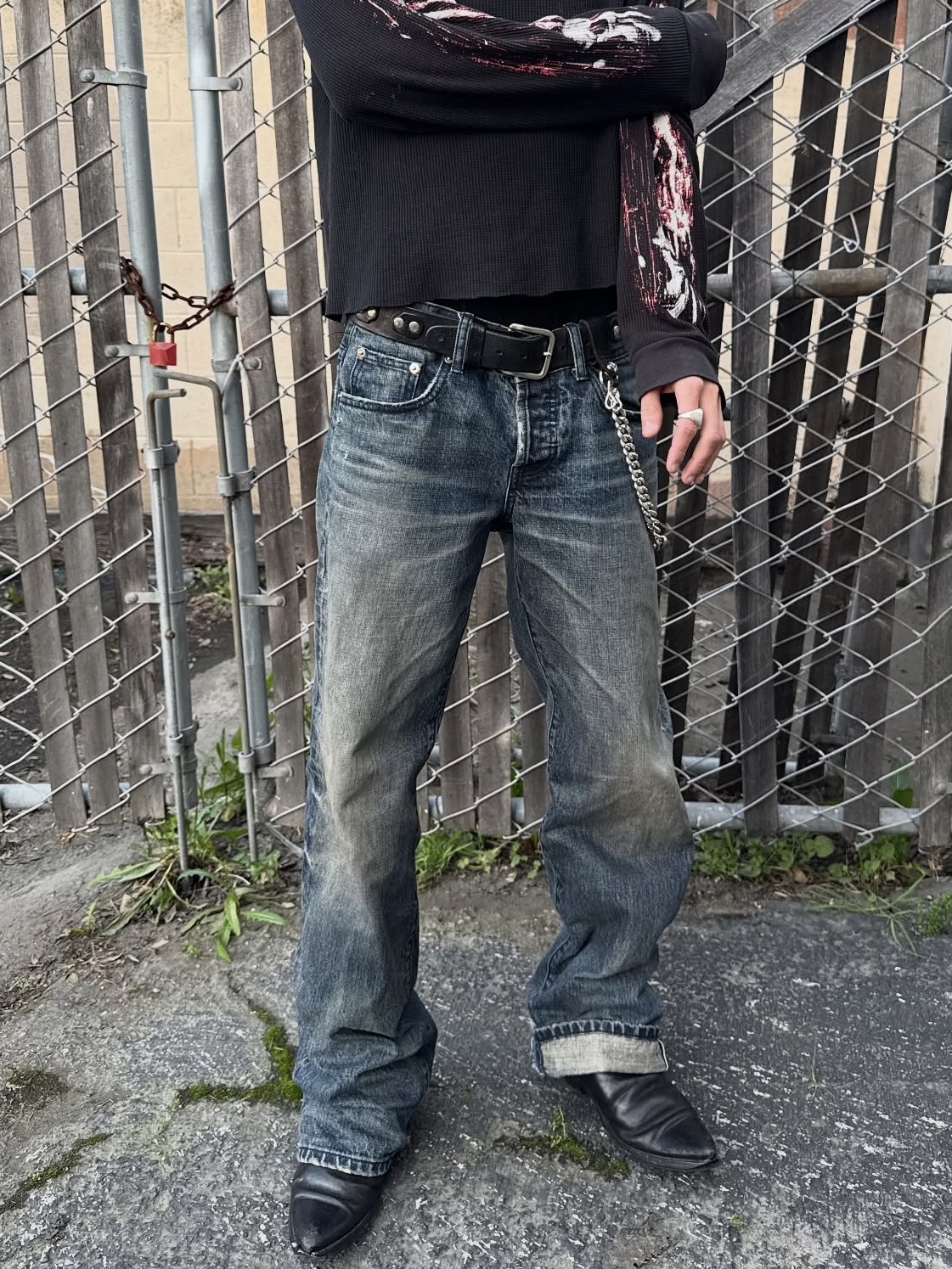 VINTAGE "SLATE" BOOTCUT JEANS