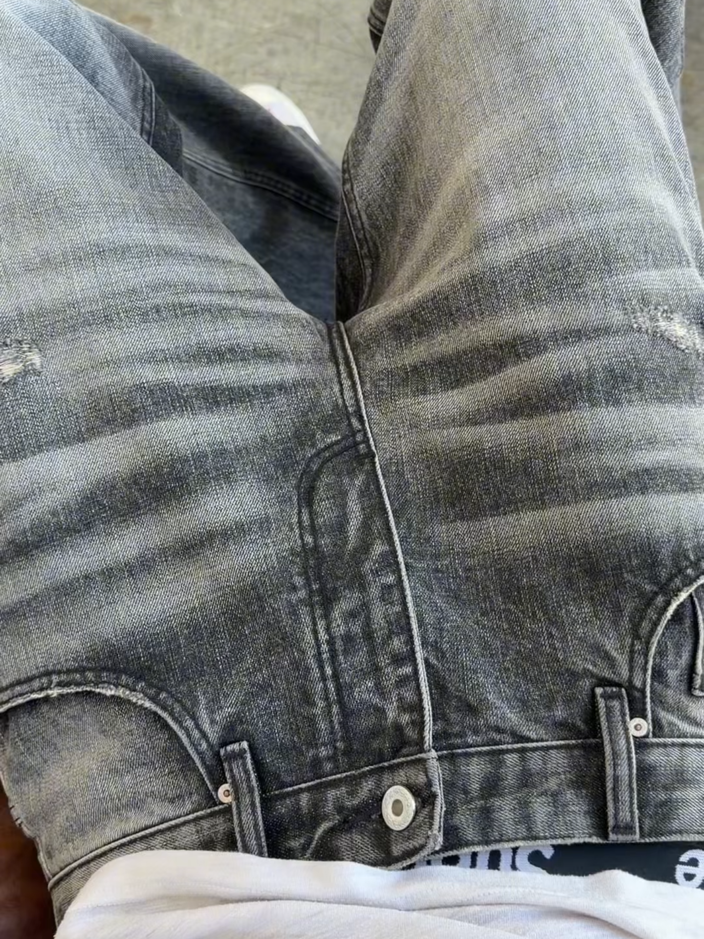 "ECHO" WASHED BOOTCUT DENIM
