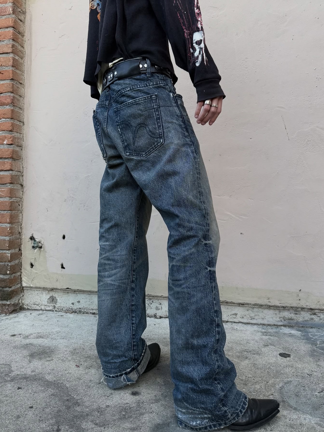 VINTAGE "SLATE" BOOTCUT JEANS