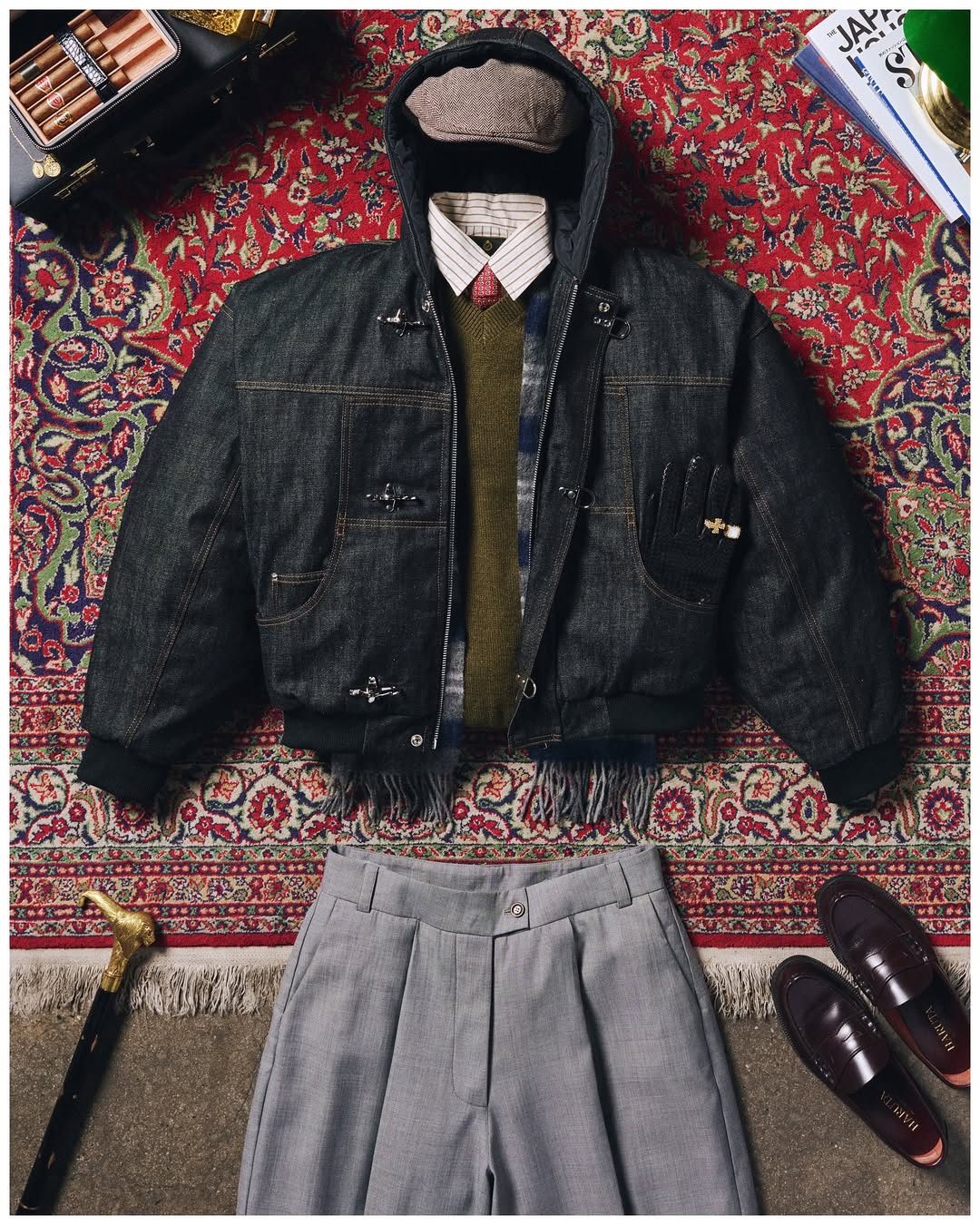 15OZ CLASP BOMBER JACKET