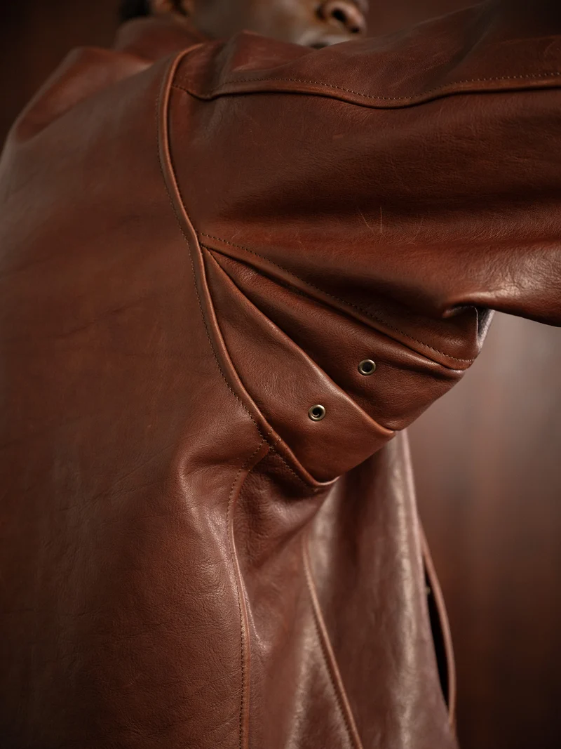 THE BOMBER LEATHER JACKET